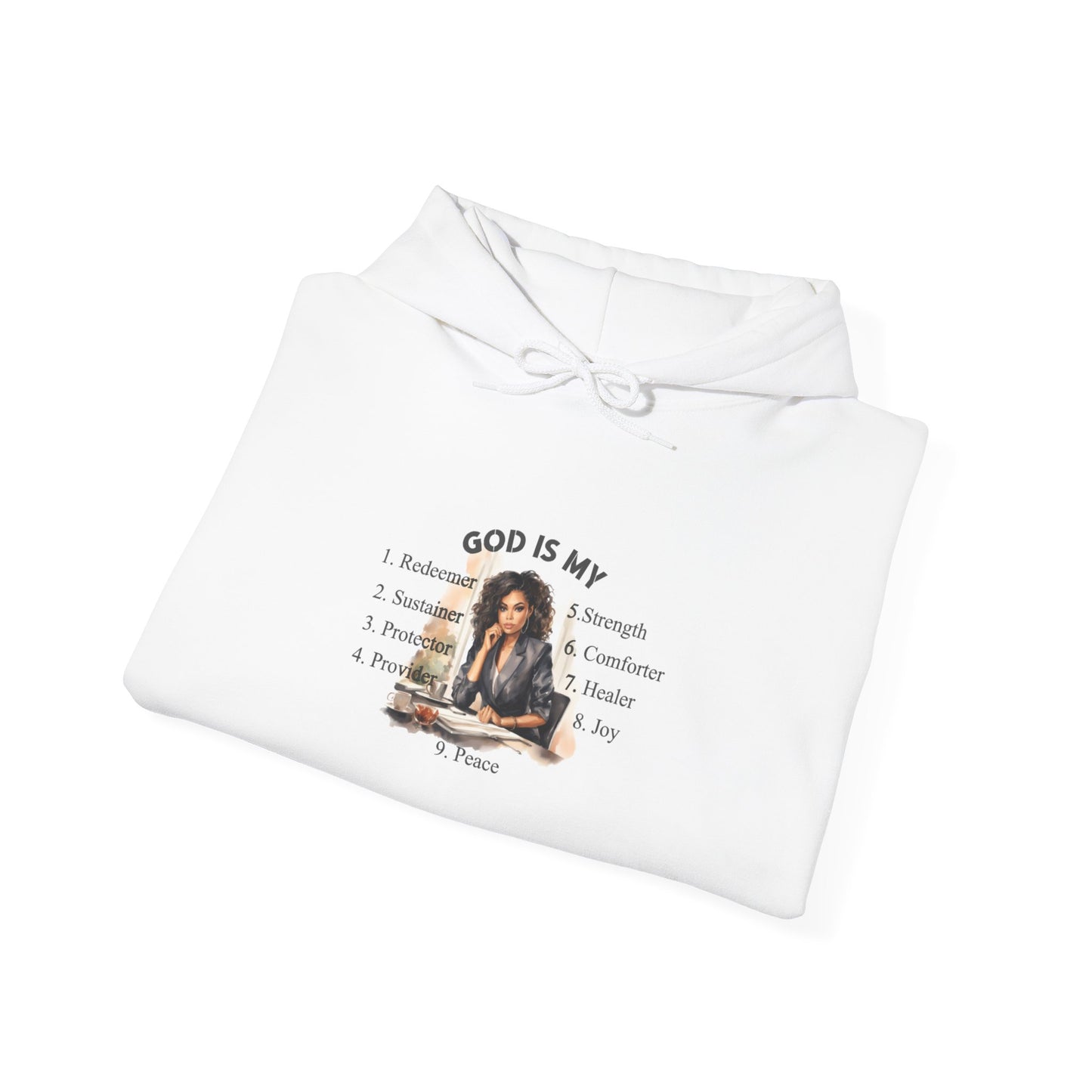 Inspirational Sweatshirt - 'God is My' Unisex Hoodie