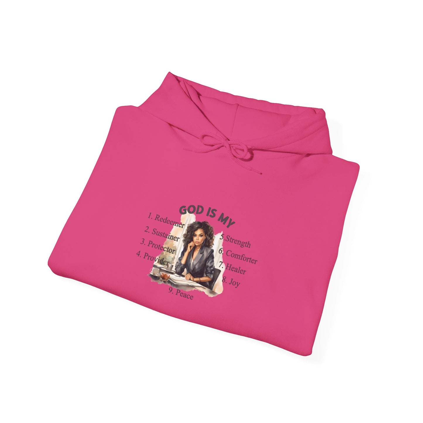 Inspirational Sweatshirt - 'God is My' Unisex Hoodie