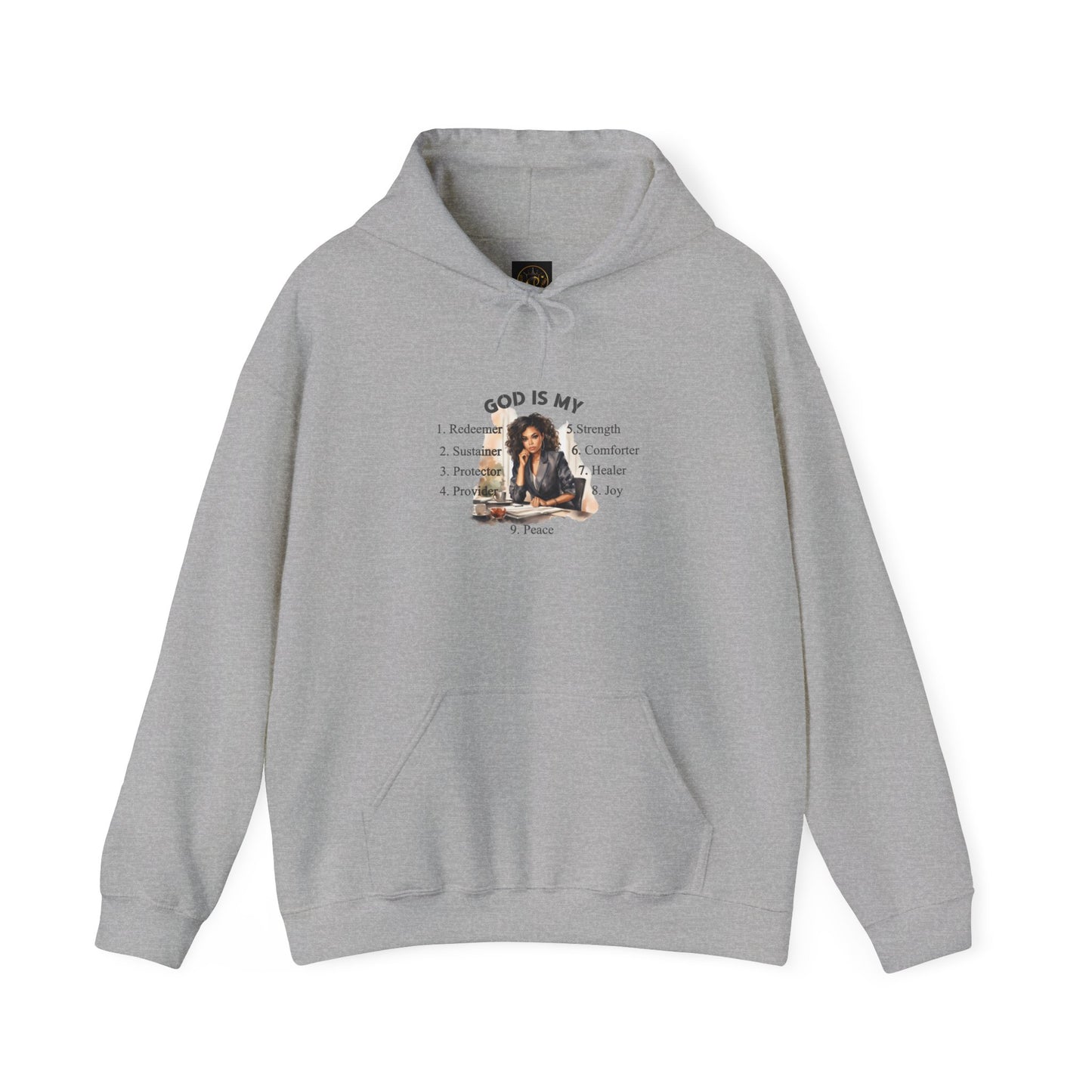 Inspirational Sweatshirt - 'God is My' Unisex Hoodie