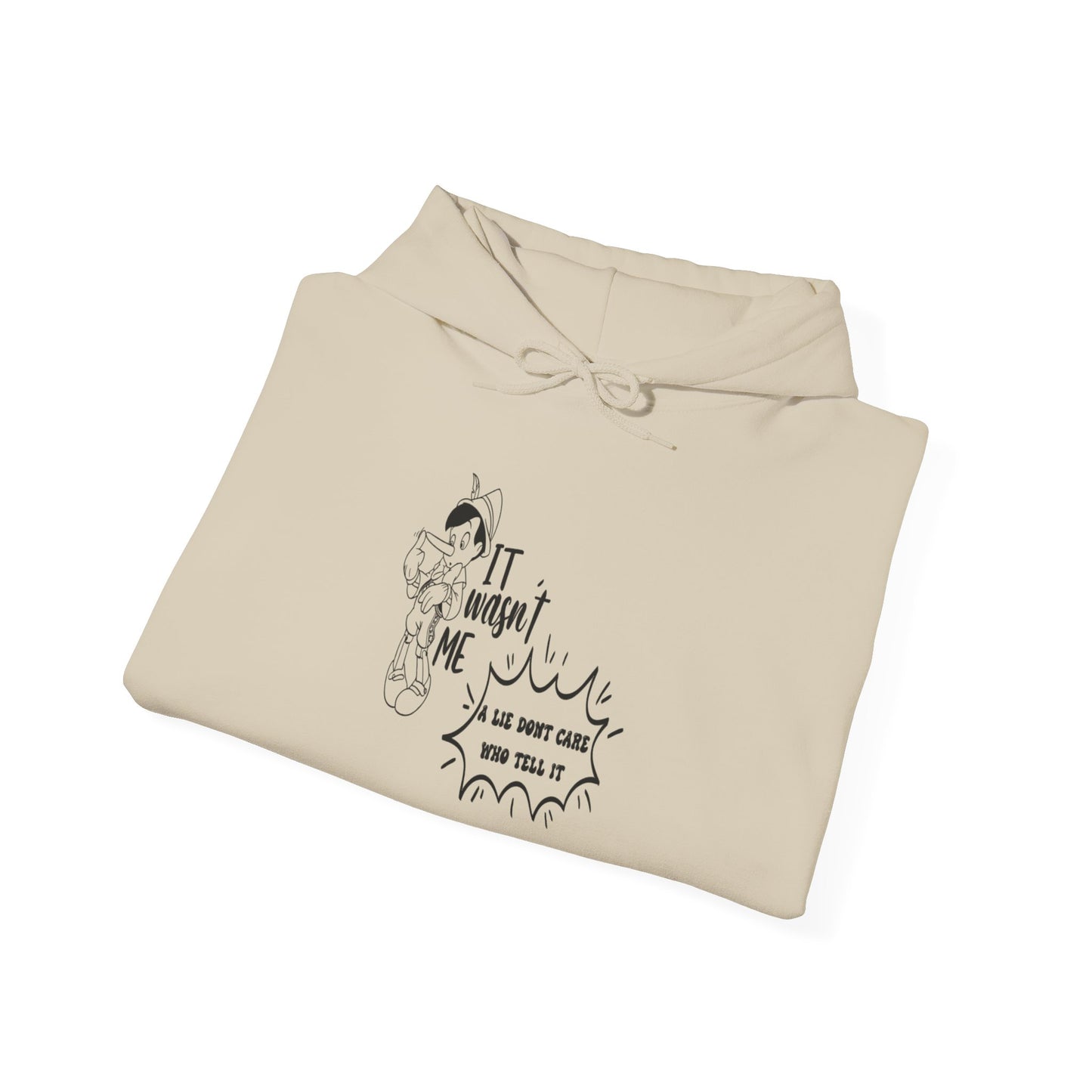 Hooded Sweatshirt Pinocchio and a Lie Design