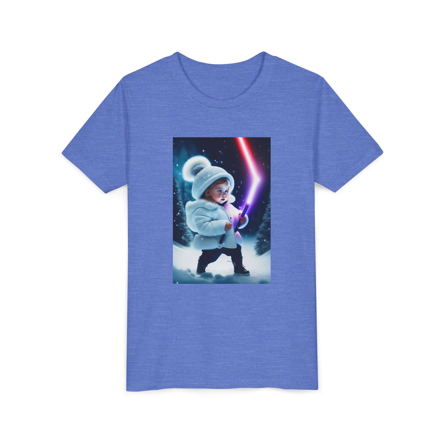 Youth Short Sleeve Tee - Cool Jedi Kid Design, Star Wars Inspired, Perfect for Birthdays, Playtime, and Pretend Adventures