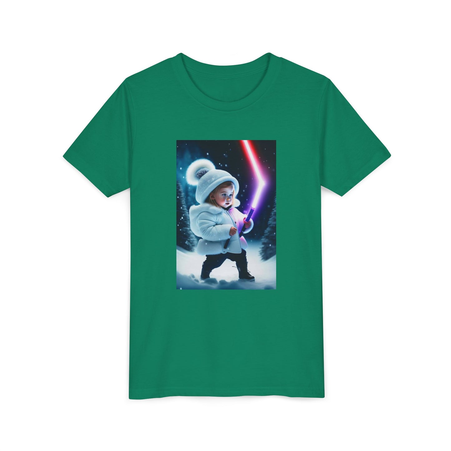 Youth Short Sleeve Tee - Cool Jedi Kid Design, Star Wars Inspired, Perfect for Birthdays, Playtime, and Pretend Adventures