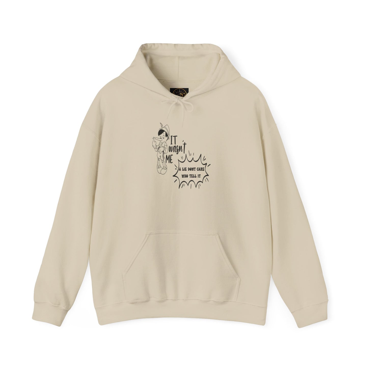 Hooded Sweatshirt Pinocchio and a Lie Design