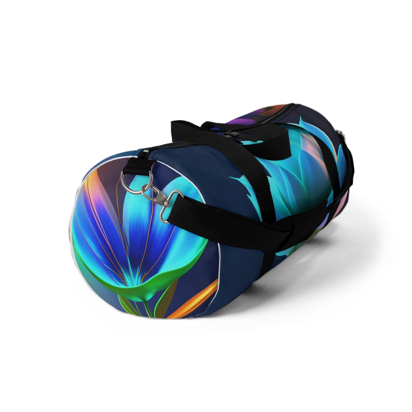 Vibrant Floral Duffel Bag - Perfect for Gym, Travel, Dance, Weekend Getaways, Flower Lovers