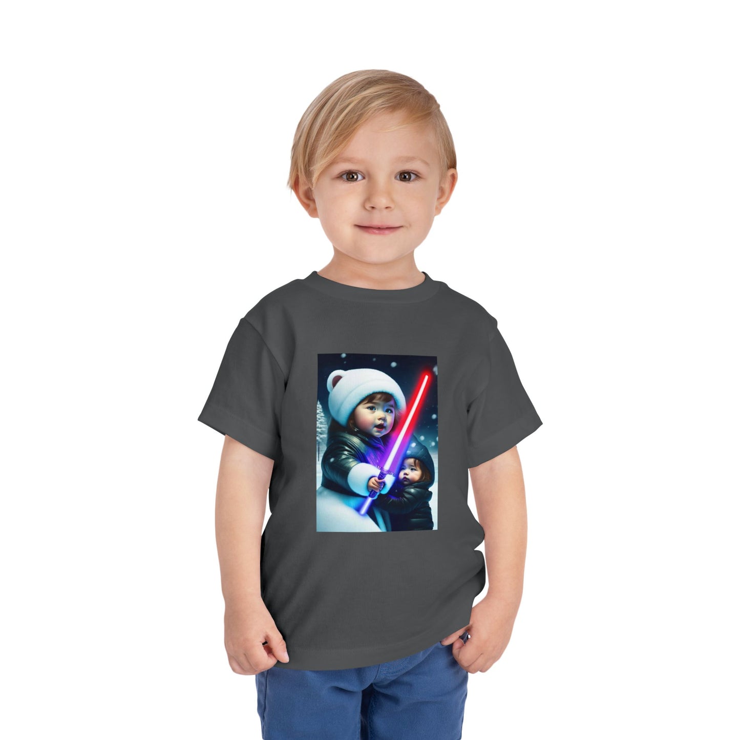 Galactic Adventure Toddler Tee, Kid's Science Fiction Shirt, Star Wars Inspired T-Shirt, Fun Playtime Outfit, Birthday Gift for Kids