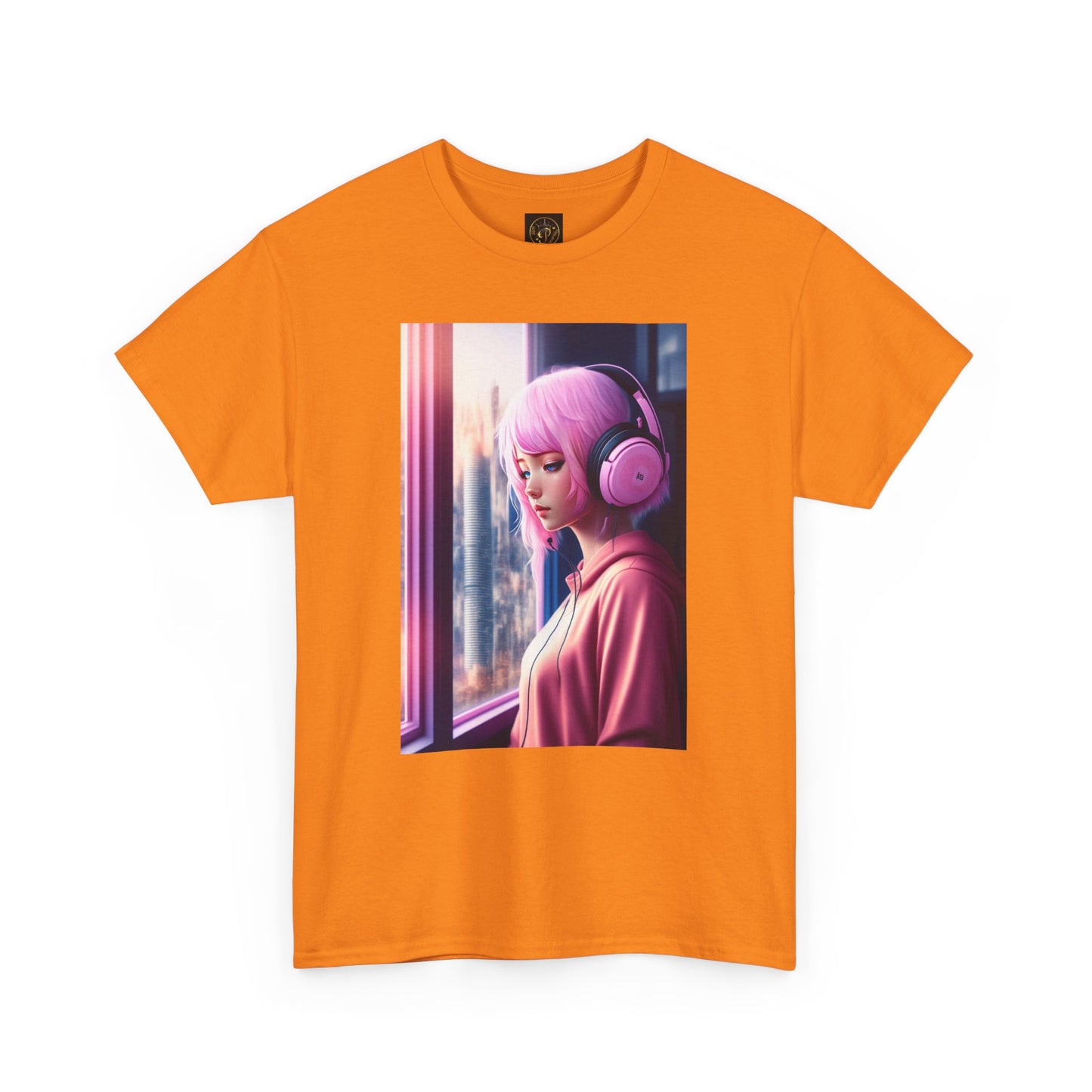Melancholic Vibes Unisex Heavy Cotton Tee, Aesthetic Shirt, Music Lover Gift, Casual Wear, Home Lounge Tee