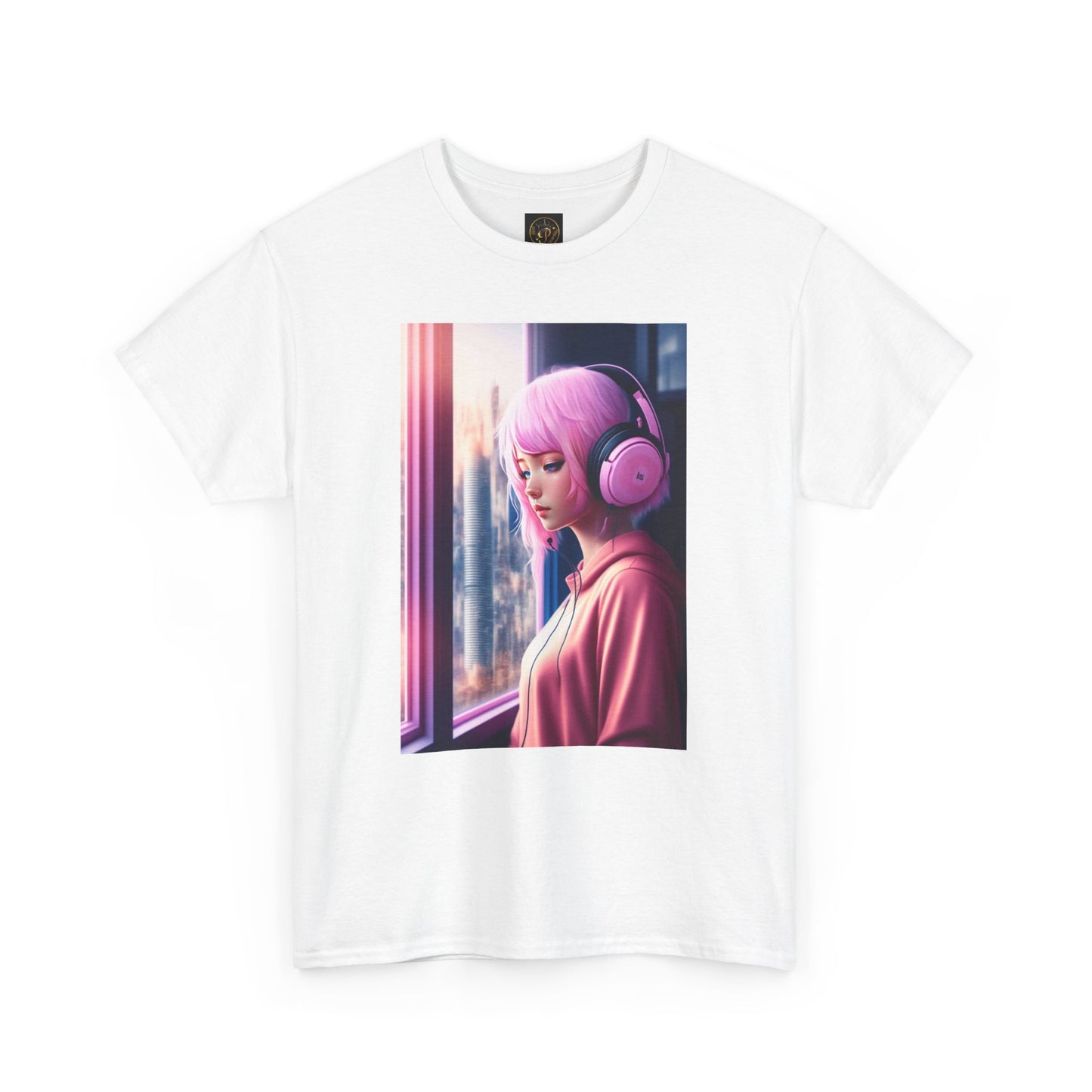 Melancholic Vibes Unisex Heavy Cotton Tee, Aesthetic Shirt, Music Lover Gift, Casual Wear, Home Lounge Tee