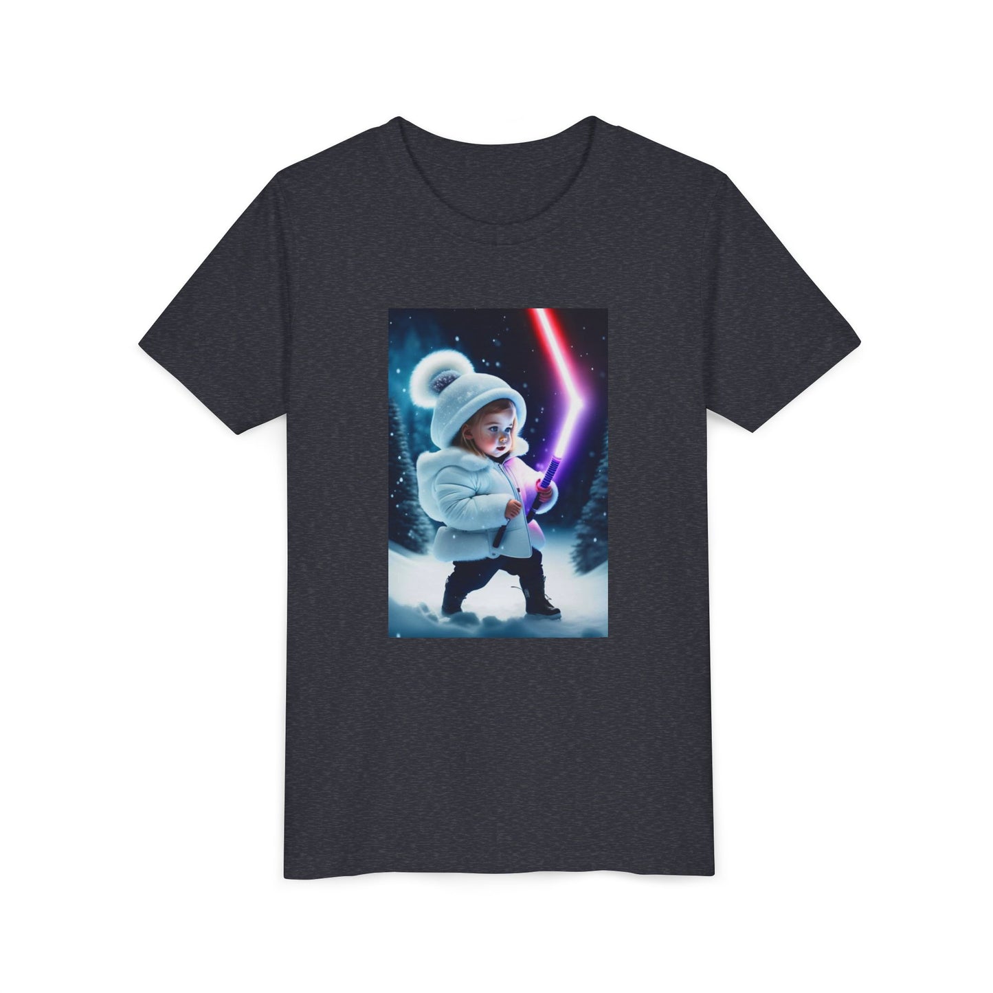 Youth Short Sleeve Tee - Cool Jedi Kid Design, Star Wars Inspired, Perfect for Birthdays, Playtime, and Pretend Adventures