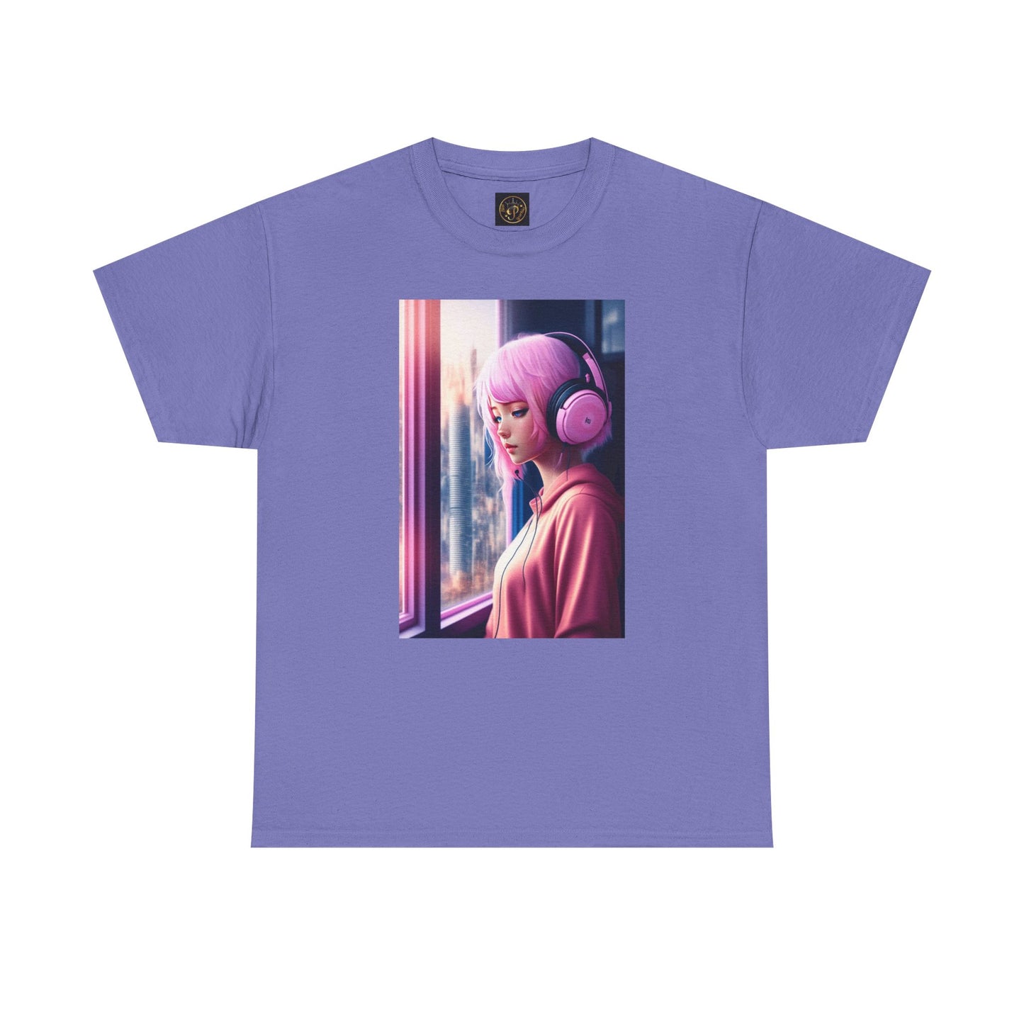 Melancholic Vibes Unisex Heavy Cotton Tee, Aesthetic Shirt, Music Lover Gift, Casual Wear, Home Lounge Tee