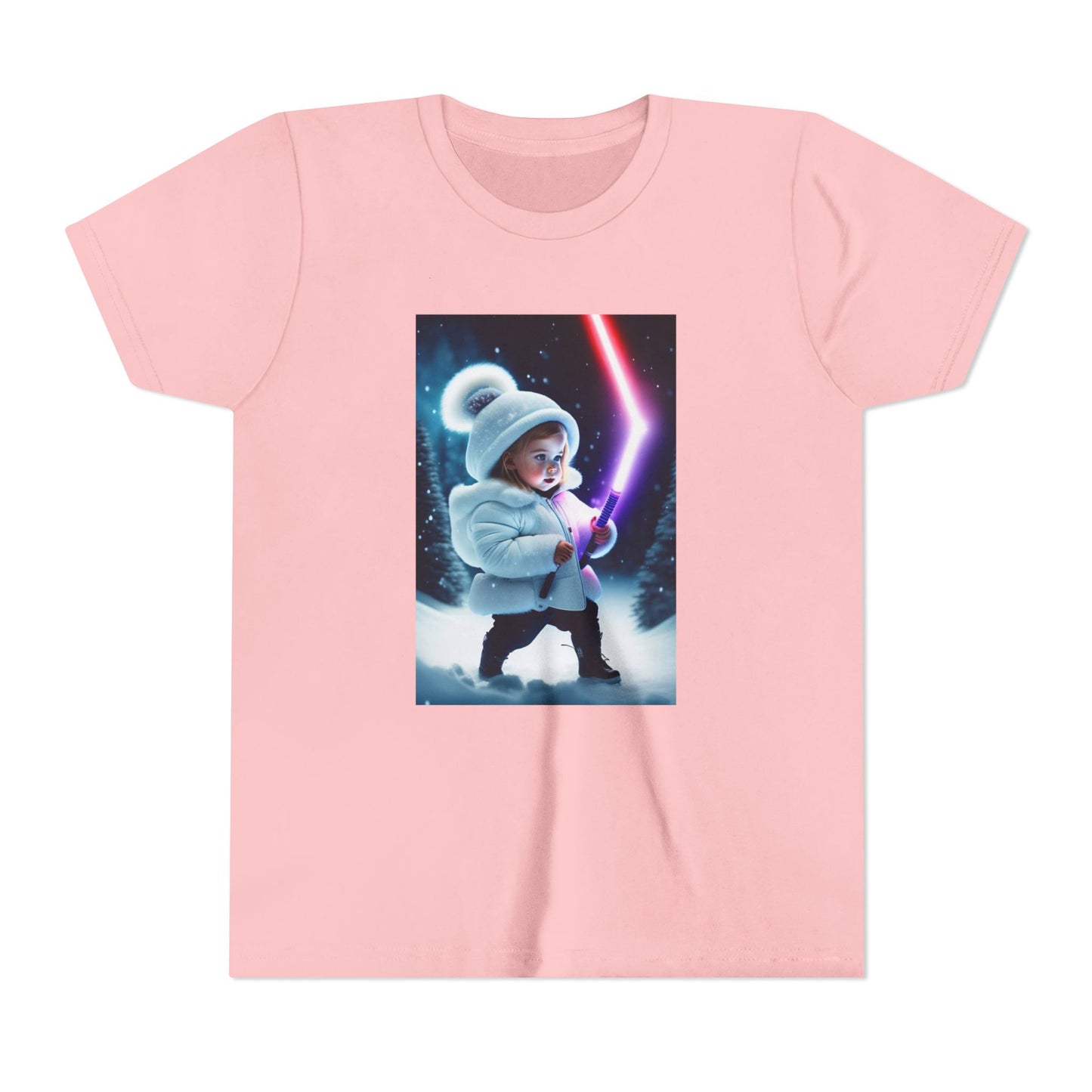 Youth Short Sleeve Tee - Cool Jedi Kid Design, Star Wars Inspired, Perfect for Birthdays, Playtime, and Pretend Adventures