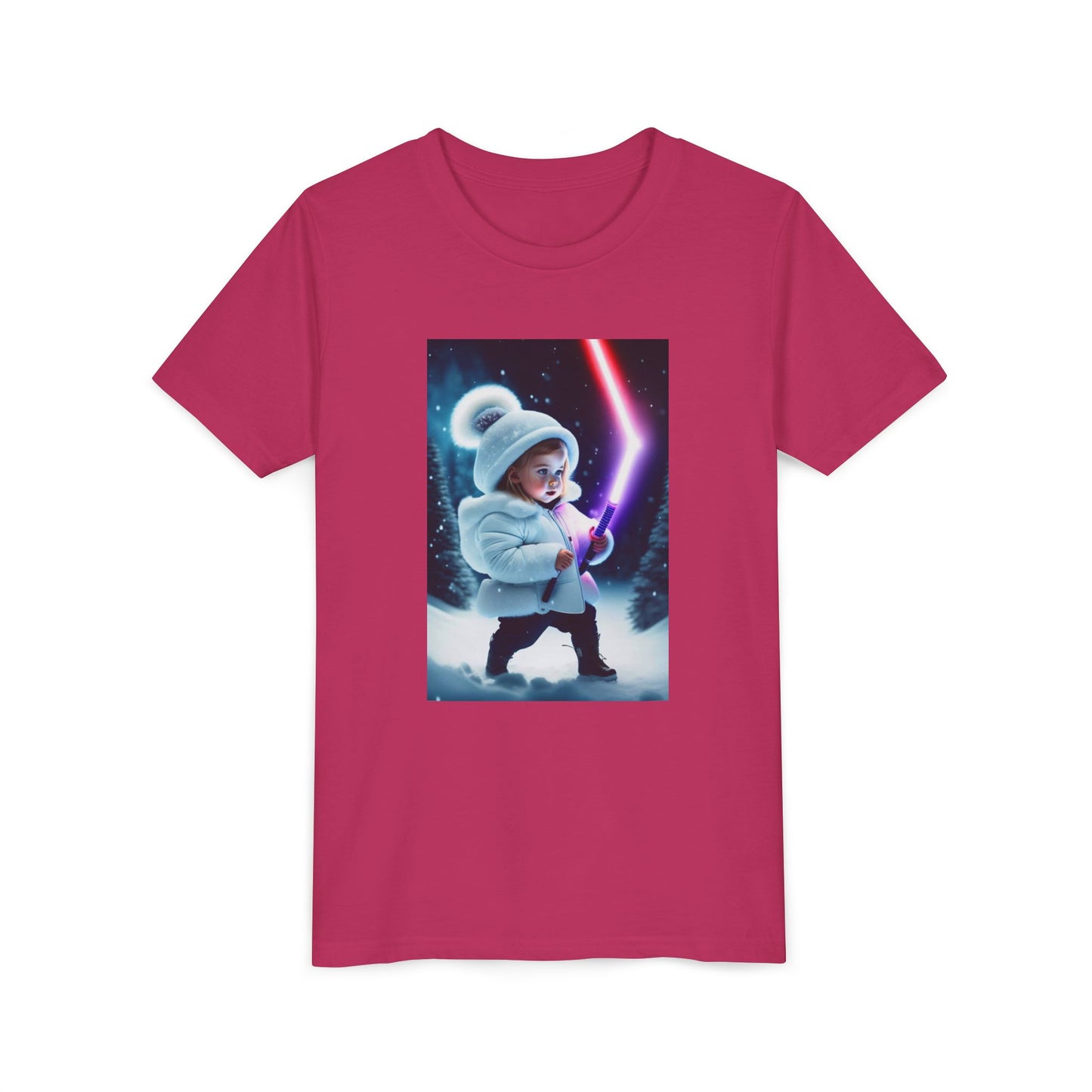 Youth Short Sleeve Tee - Cool Jedi Kid Design, Star Wars Inspired, Perfect for Birthdays, Playtime, and Pretend Adventures