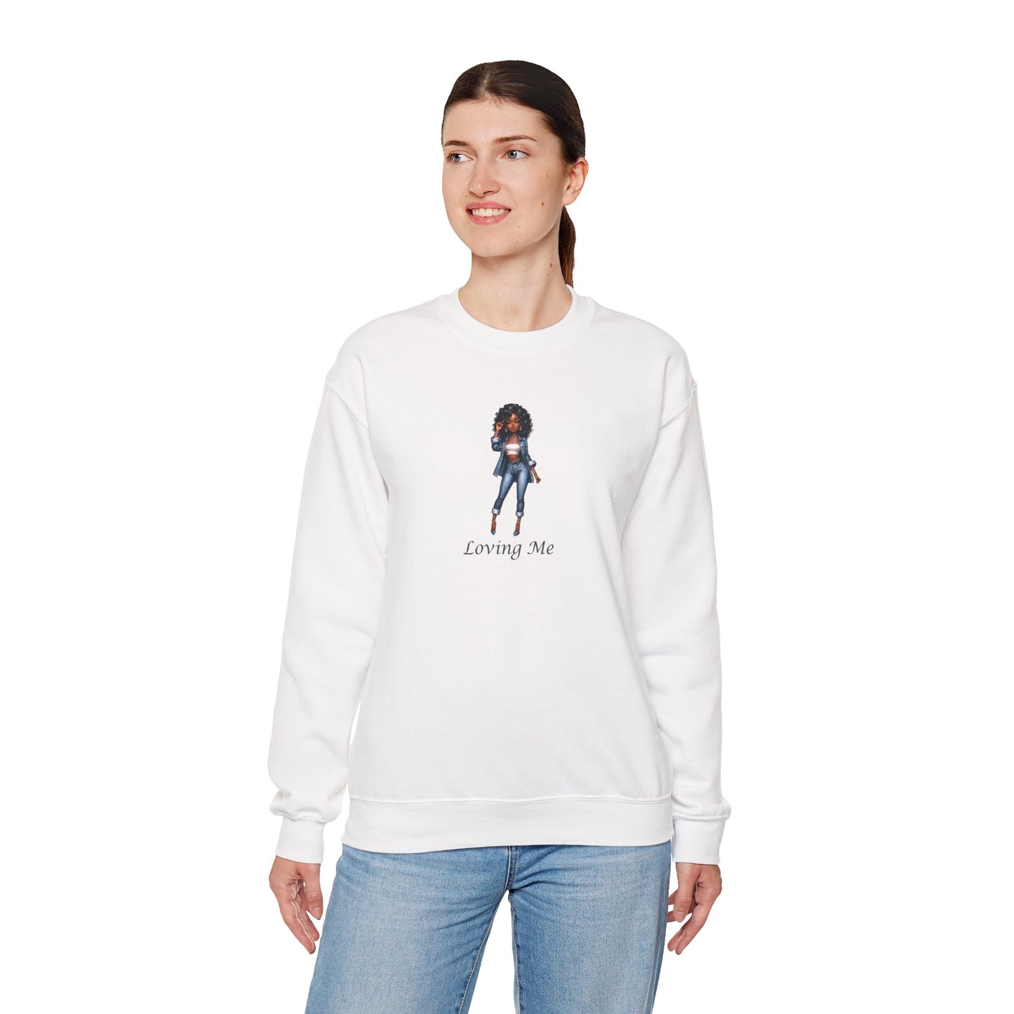 Crewneck Sweatshirt Loving Me
