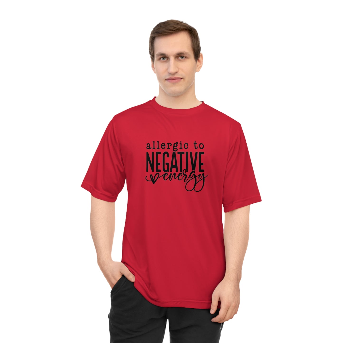 Negative Energy Allergic Unisex Performance T-shirt