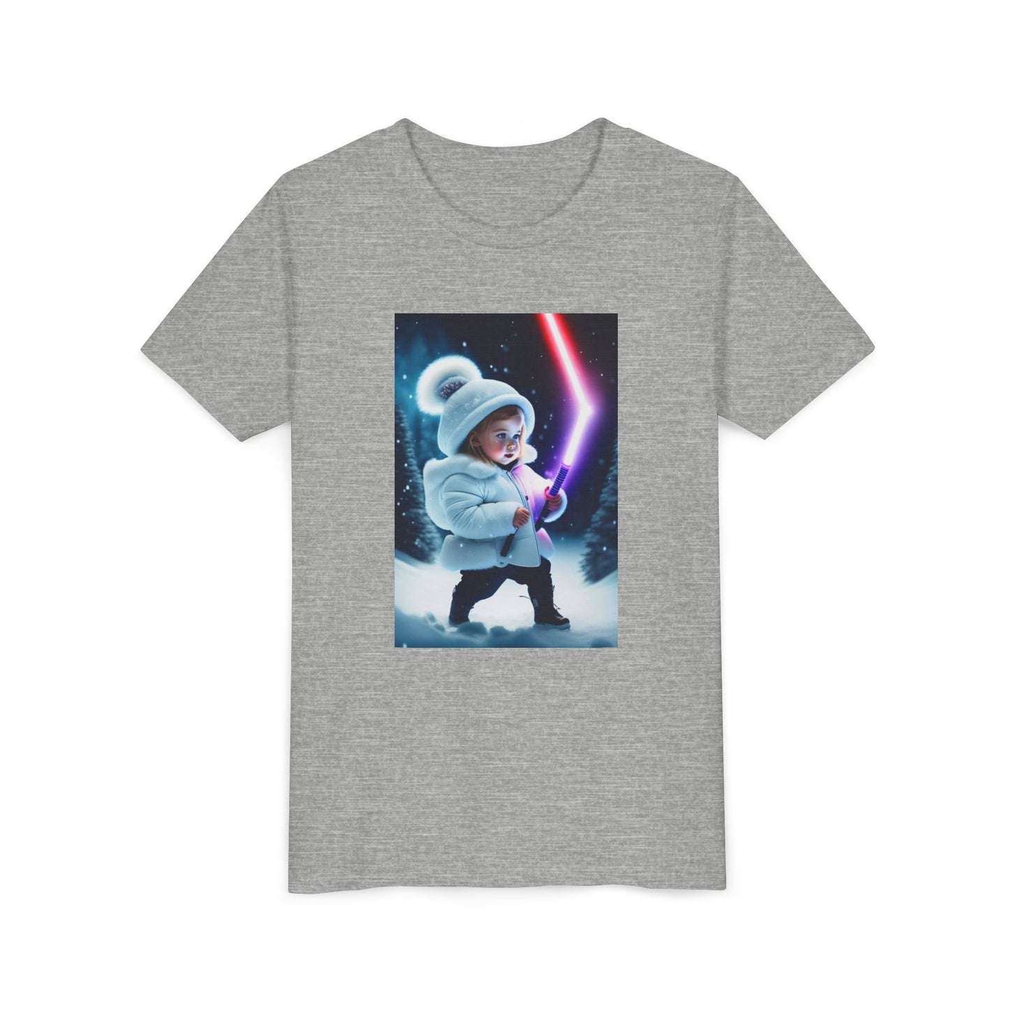 Youth Short Sleeve Tee - Cool Jedi Kid Design, Star Wars Inspired, Perfect for Birthdays, Playtime, and Pretend Adventures