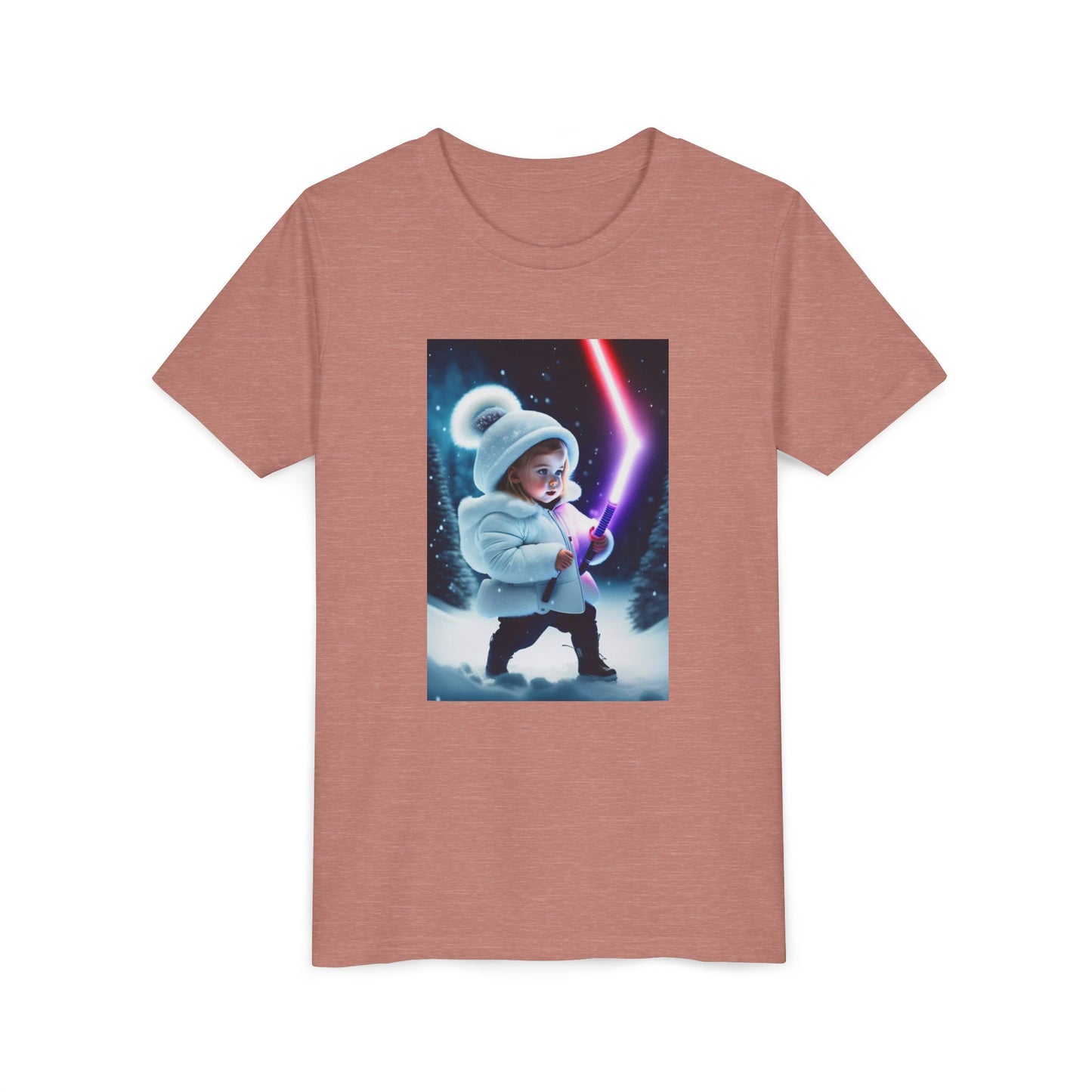 Youth Short Sleeve Tee - Cool Jedi Kid Design, Star Wars Inspired, Perfect for Birthdays, Playtime, and Pretend Adventures