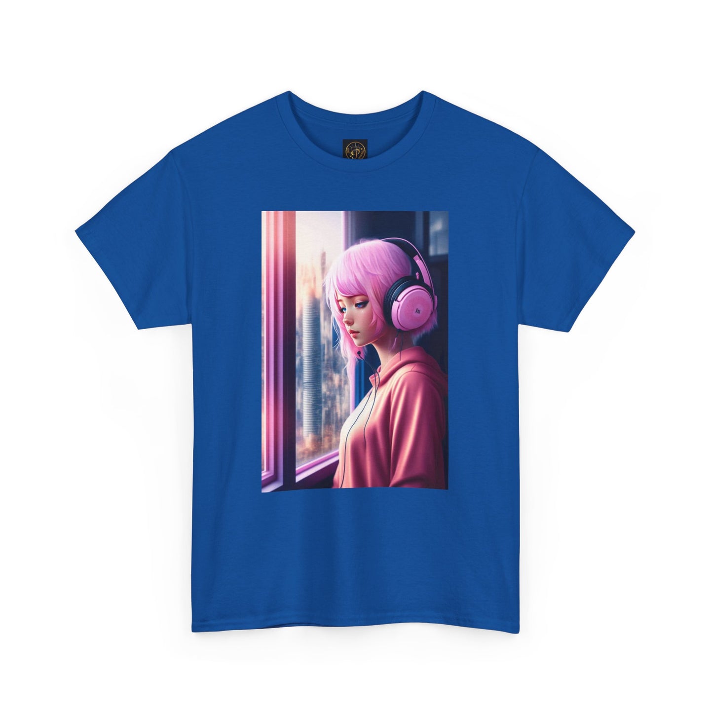Melancholic Vibes Unisex Heavy Cotton Tee, Aesthetic Shirt, Music Lover Gift, Casual Wear, Home Lounge Tee