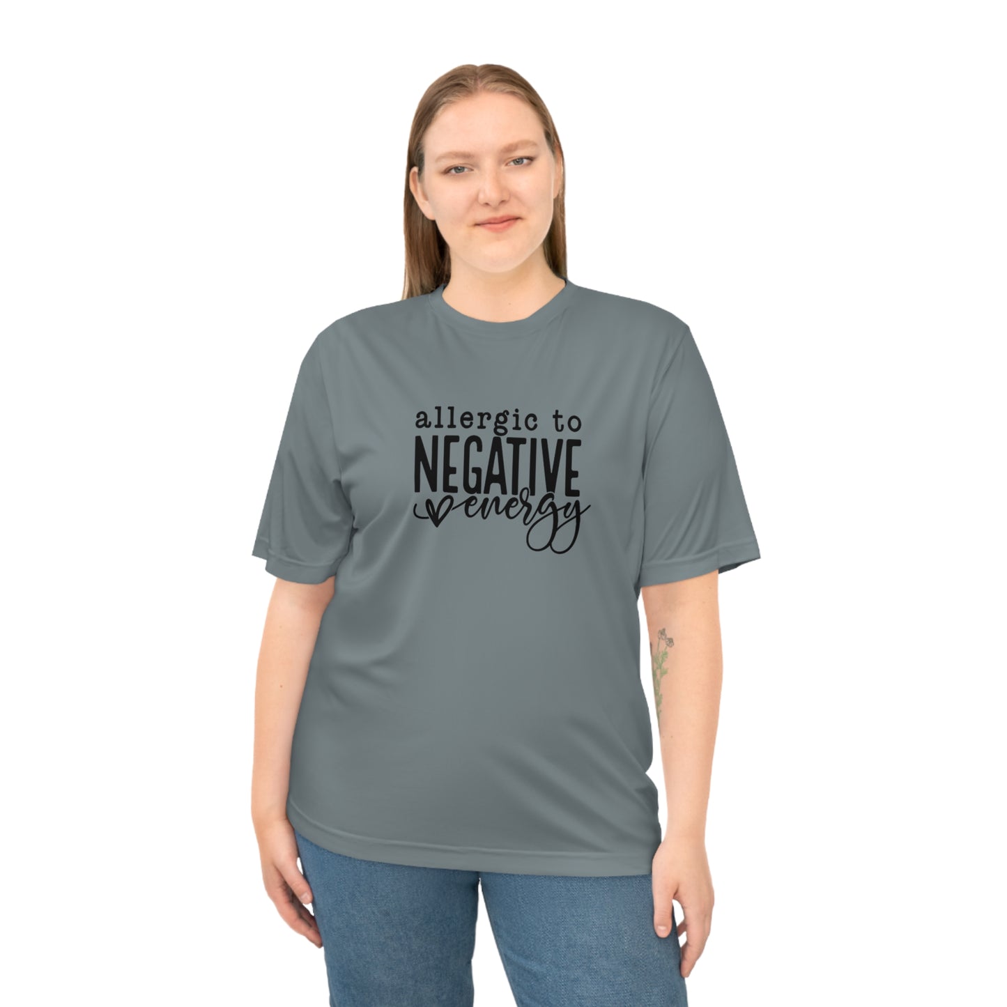 Negative Energy Allergic Unisex Performance T-shirt