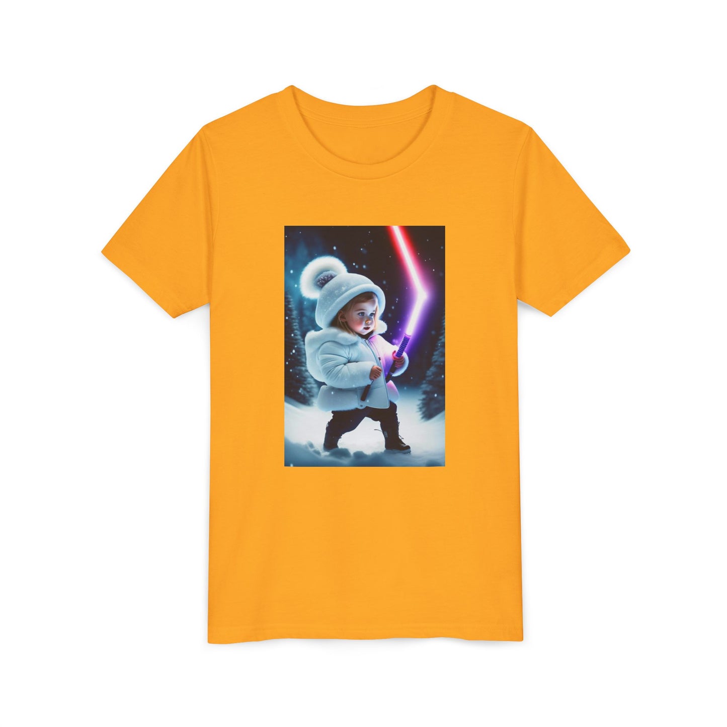 Youth Short Sleeve Tee - Cool Jedi Kid Design, Star Wars Inspired, Perfect for Birthdays, Playtime, and Pretend Adventures