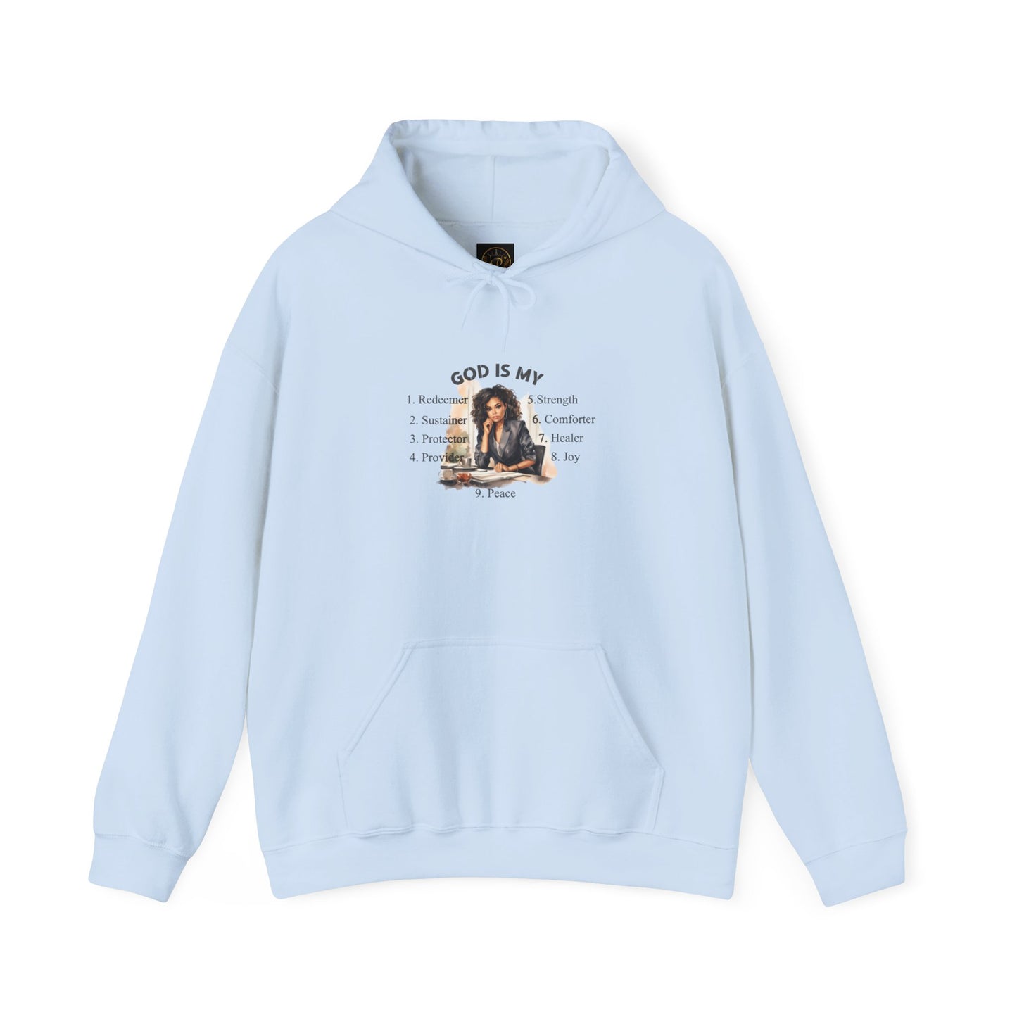 Inspirational Sweatshirt - 'God is My' Unisex Hoodie