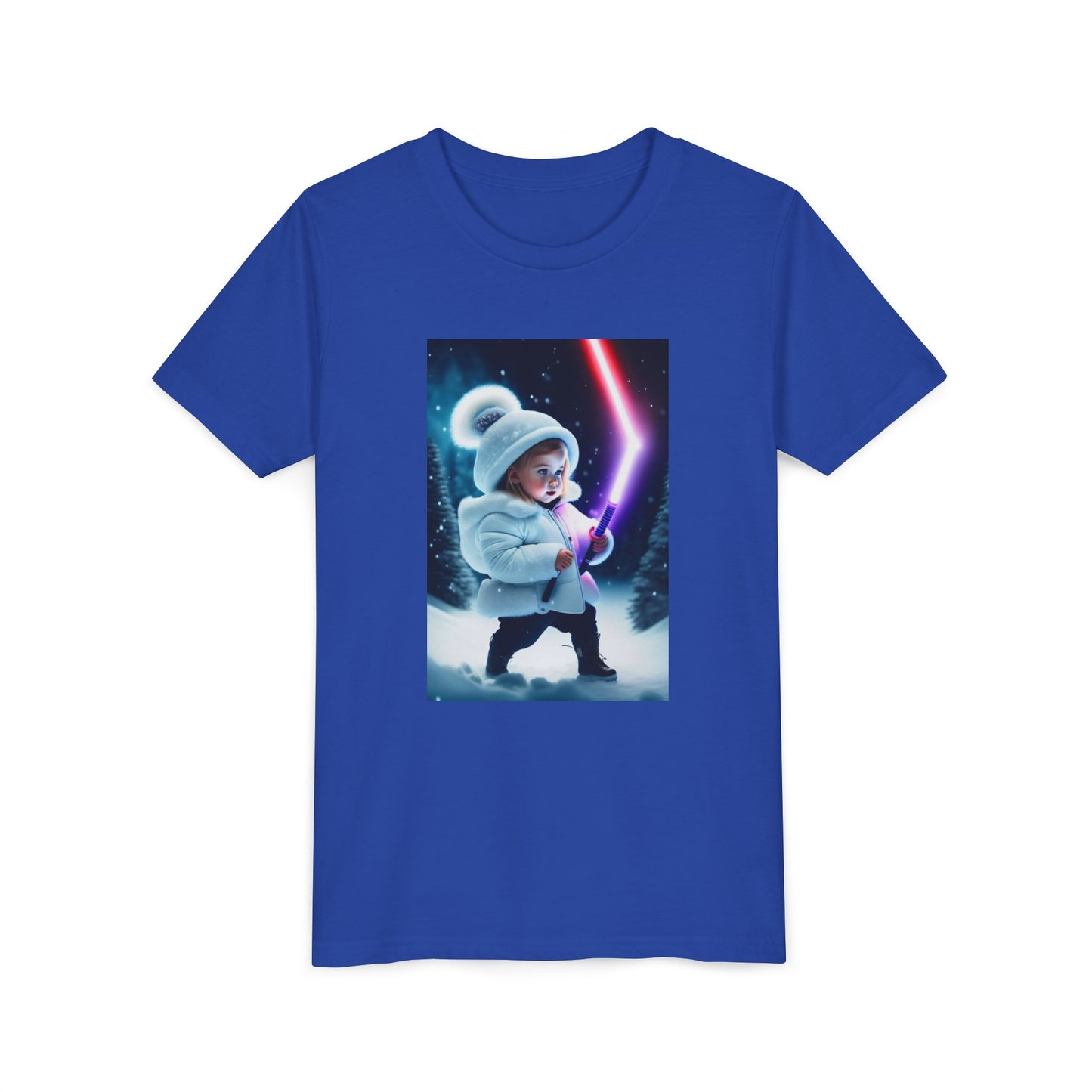 Youth Short Sleeve Tee - Cool Jedi Kid Design, Star Wars Inspired, Perfect for Birthdays, Playtime, and Pretend Adventures