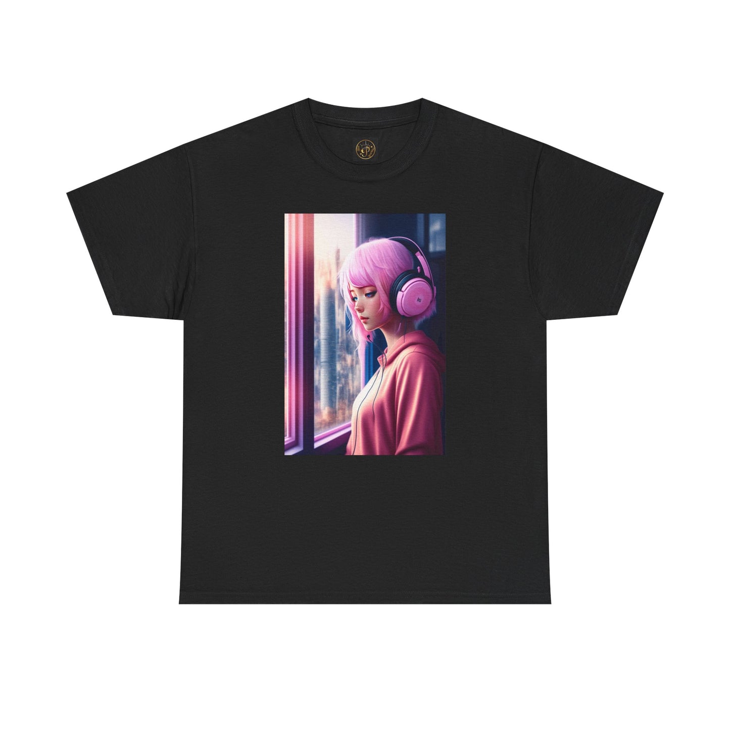 Melancholic Vibes Unisex Heavy Cotton Tee, Aesthetic Shirt, Music Lover Gift, Casual Wear, Home Lounge Tee
