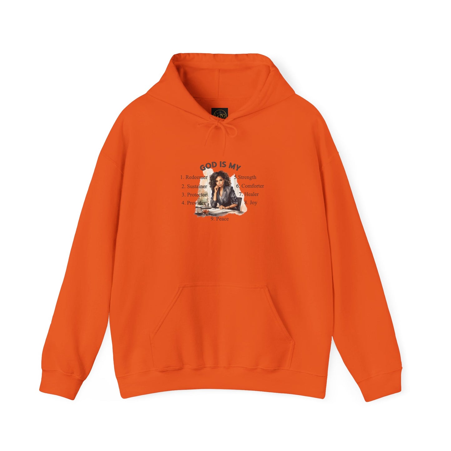 Inspirational Sweatshirt - 'God is My' Unisex Hoodie