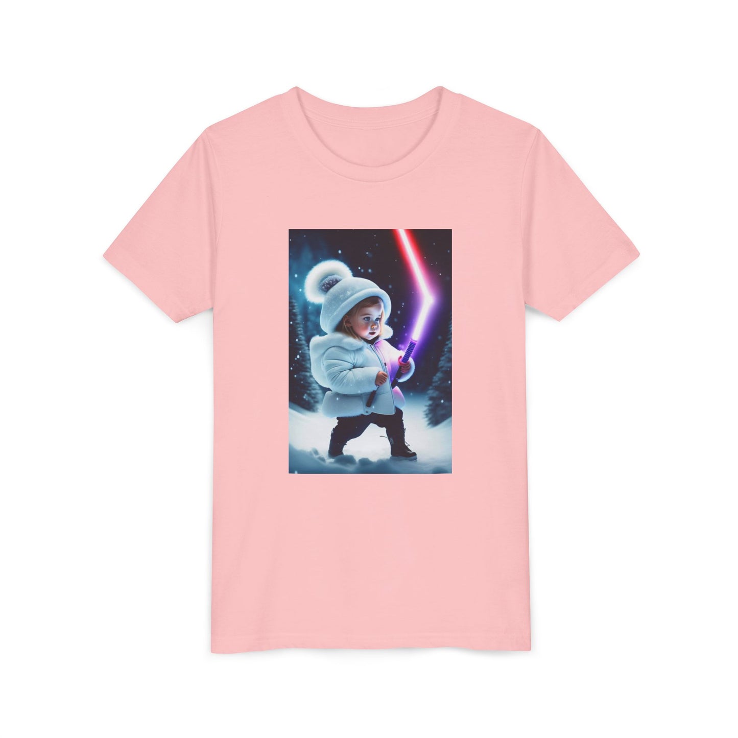 Youth Short Sleeve Tee - Cool Jedi Kid Design, Star Wars Inspired, Perfect for Birthdays, Playtime, and Pretend Adventures