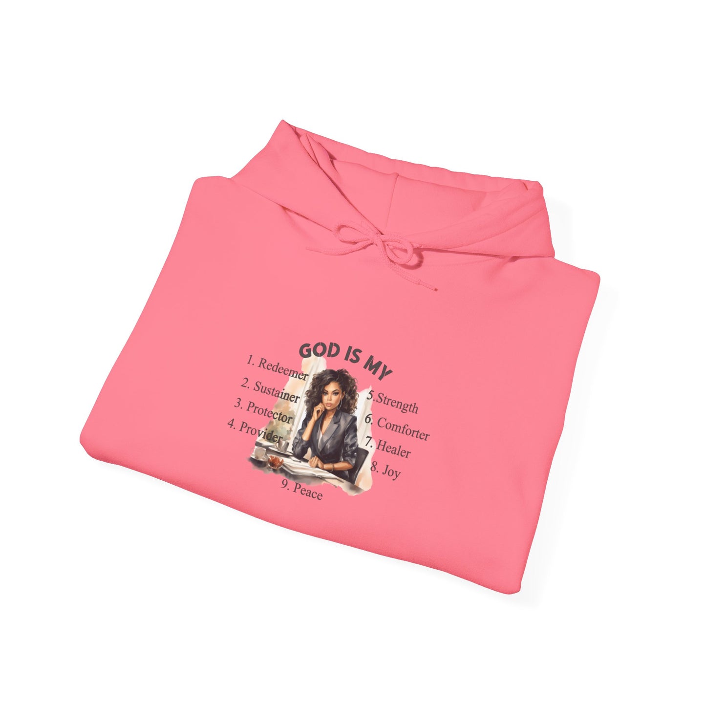 Inspirational Sweatshirt - 'God is My' Unisex Hoodie