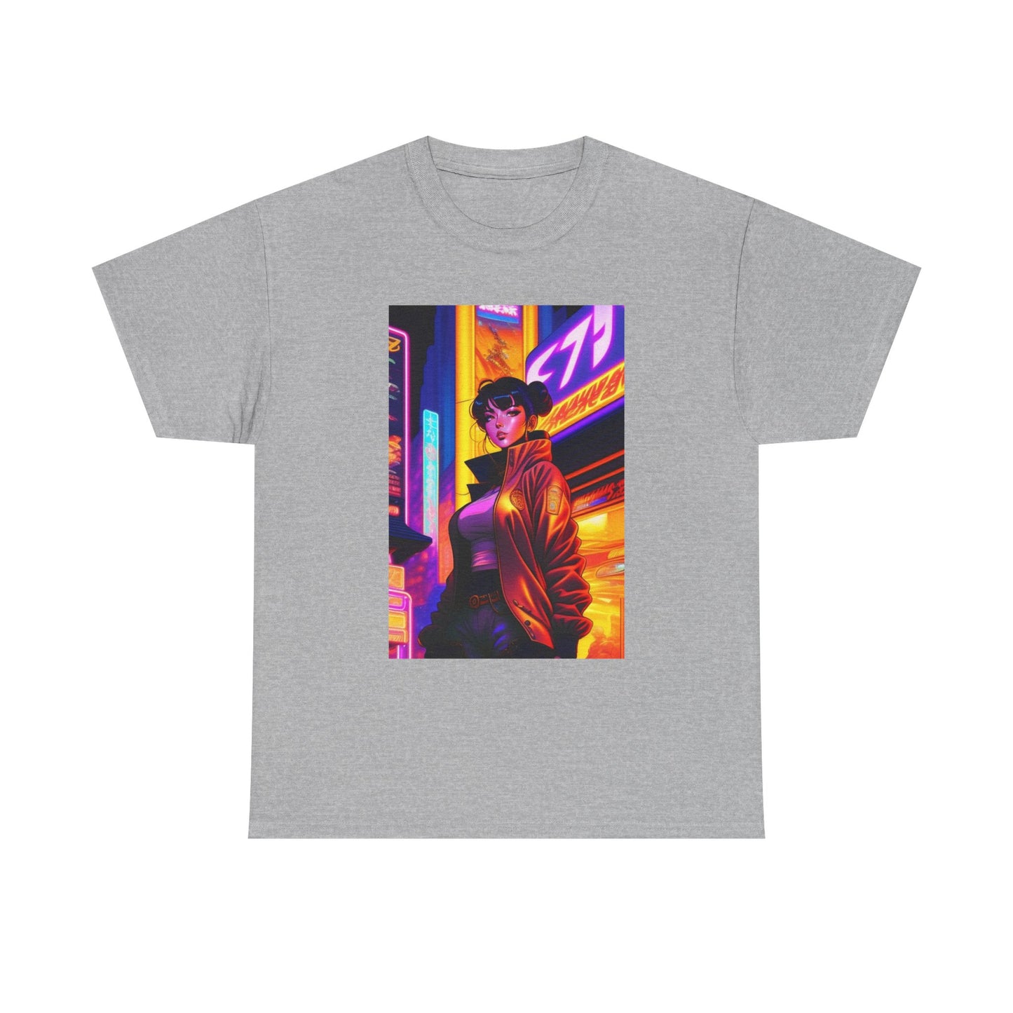 Vibrant Urban Art Tee | Unisex Cotton T-Shirt Inspired by City Life, Casual Wear, Gift for Art Lovers, Artistic Apparel, Streetwear Style