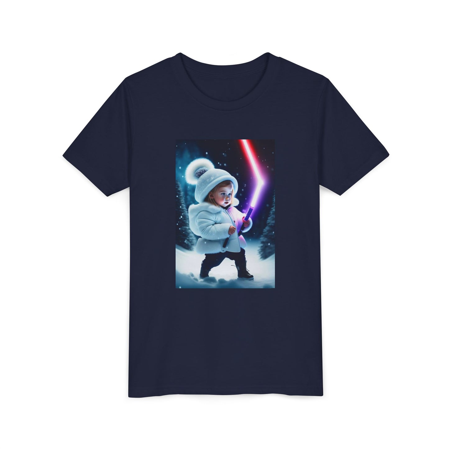 Youth Short Sleeve Tee - Cool Jedi Kid Design, Star Wars Inspired, Perfect for Birthdays, Playtime, and Pretend Adventures