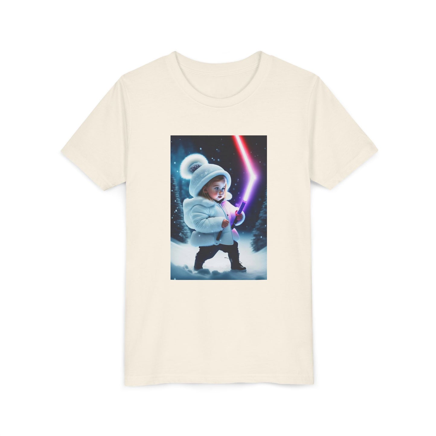 Youth Short Sleeve Tee - Cool Jedi Kid Design, Star Wars Inspired, Perfect for Birthdays, Playtime, and Pretend Adventures