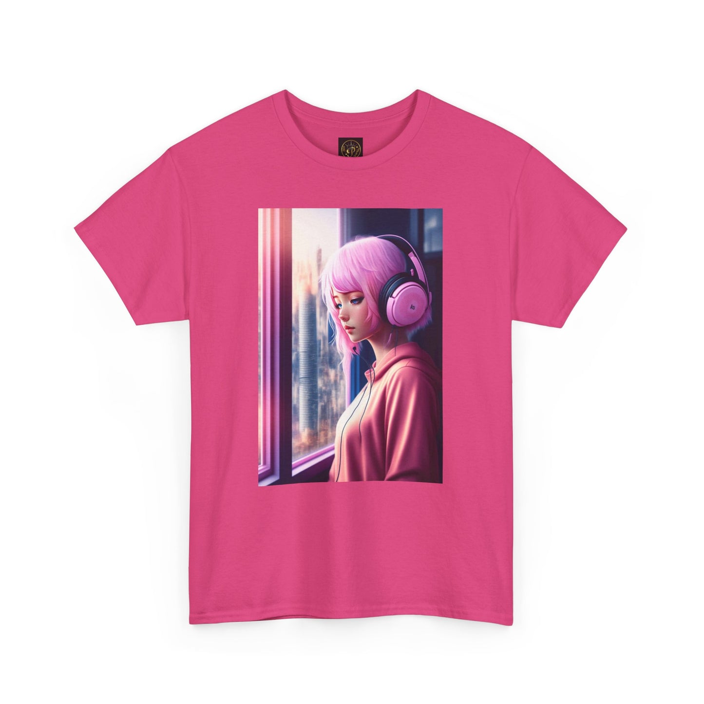 Melancholic Vibes Unisex Heavy Cotton Tee, Aesthetic Shirt, Music Lover Gift, Casual Wear, Home Lounge Tee