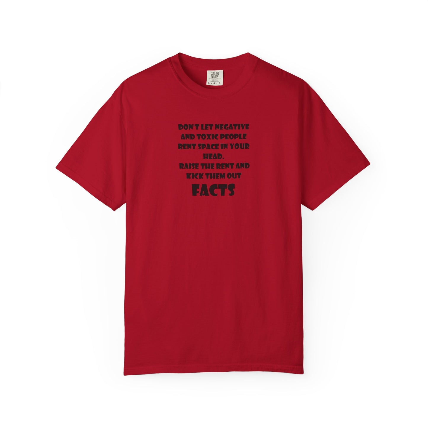 Graphic T-Shirt - Don't Let Negative Toxic People Rent Space In Your Head