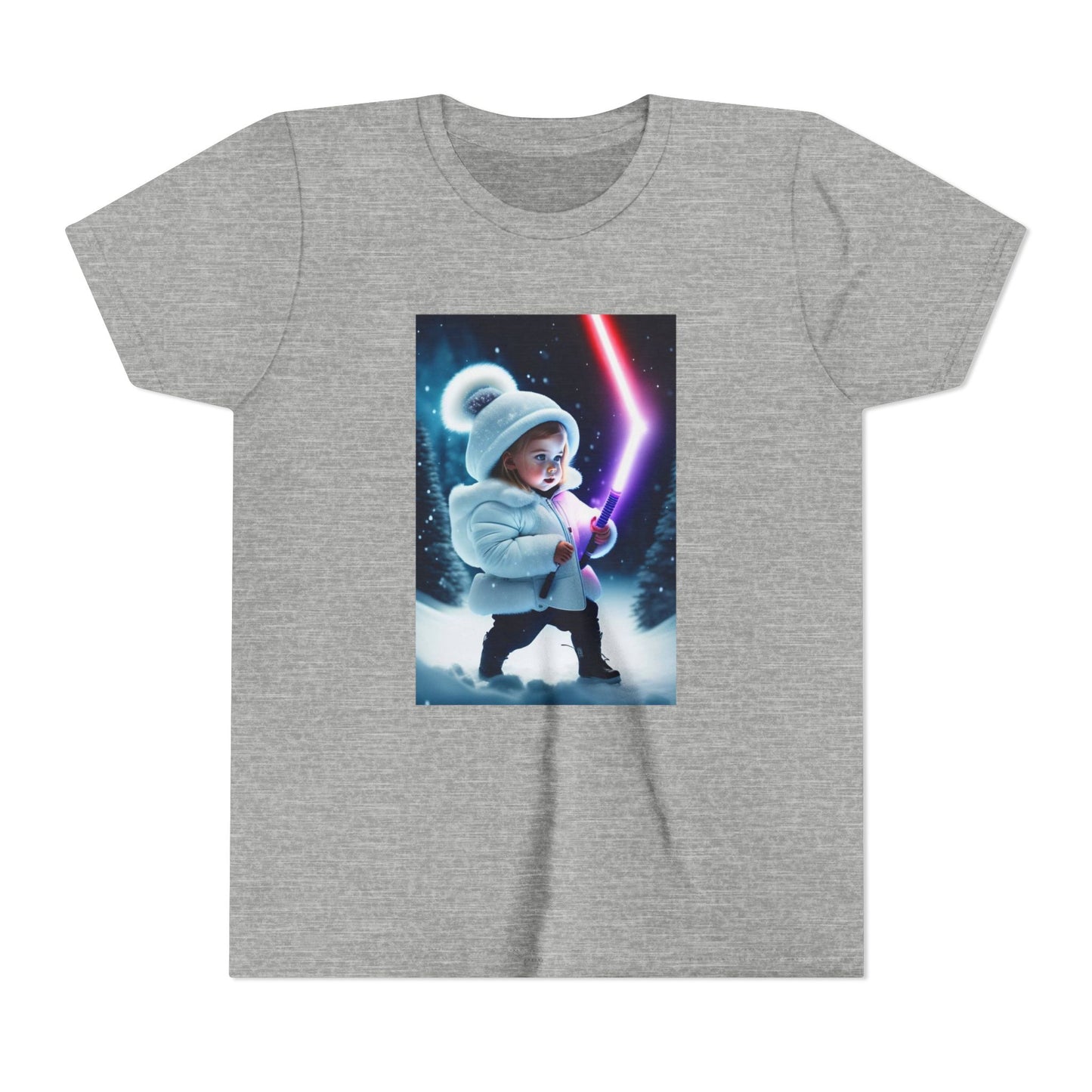 Youth Short Sleeve Tee - Cool Jedi Kid Design, Star Wars Inspired, Perfect for Birthdays, Playtime, and Pretend Adventures
