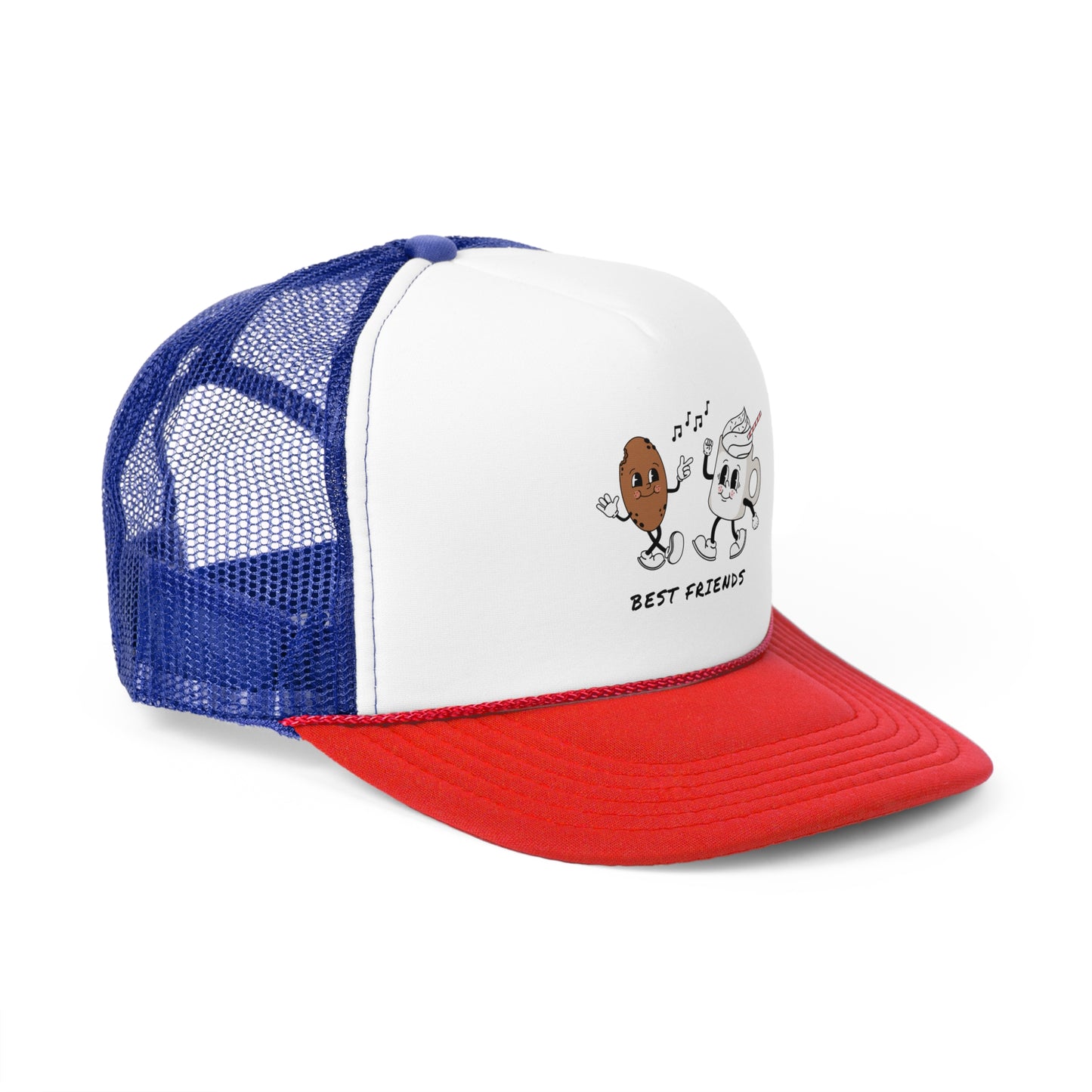 Best Friends Trucker Cap - Fun Hat for Friendship, Cute Gift for Friends, Casual Wear, Summer Accessories, Best Buddies Apparel
