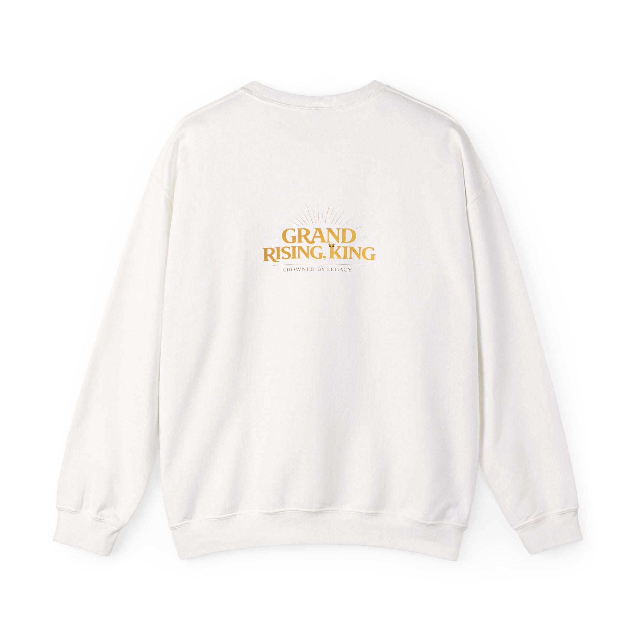 Embroidered Beaded Crown Crewneck Sweatshirt
