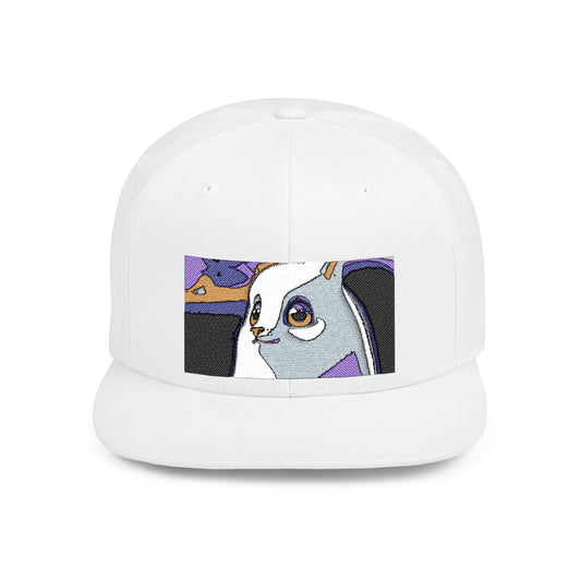 Cool Cartoon Flat Bill Snapback Hat, Fun Accessories for Teens, Unique Gift for Birthdays, Stylish Cap for Everyday Wear, Summer Fashion