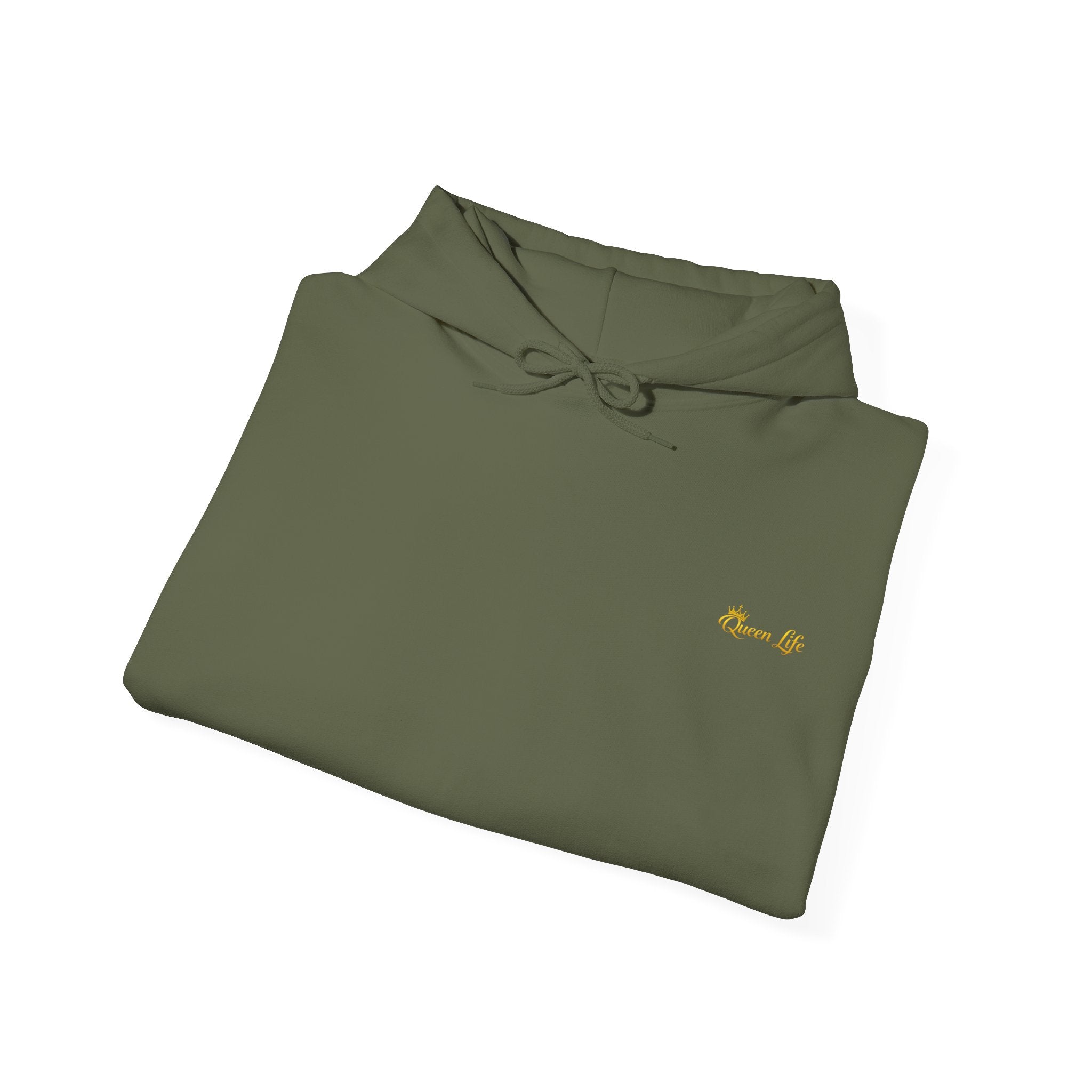Queen Life script hoodie | Born of Queens back print
