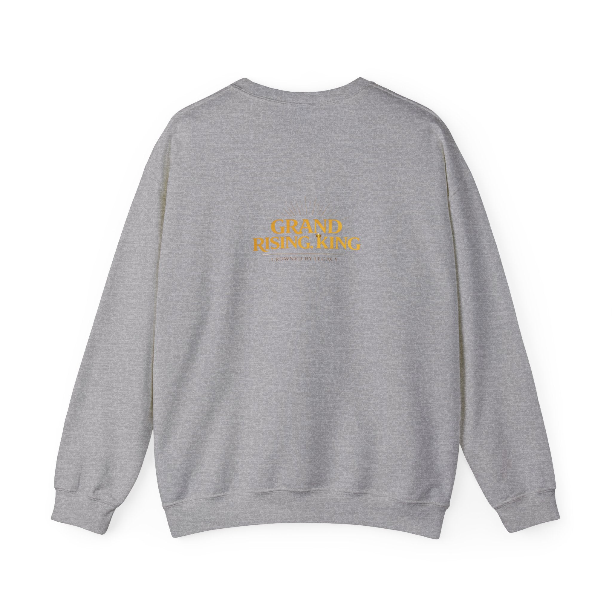 Embroidered Beaded Crown Crewneck Sweatshirt