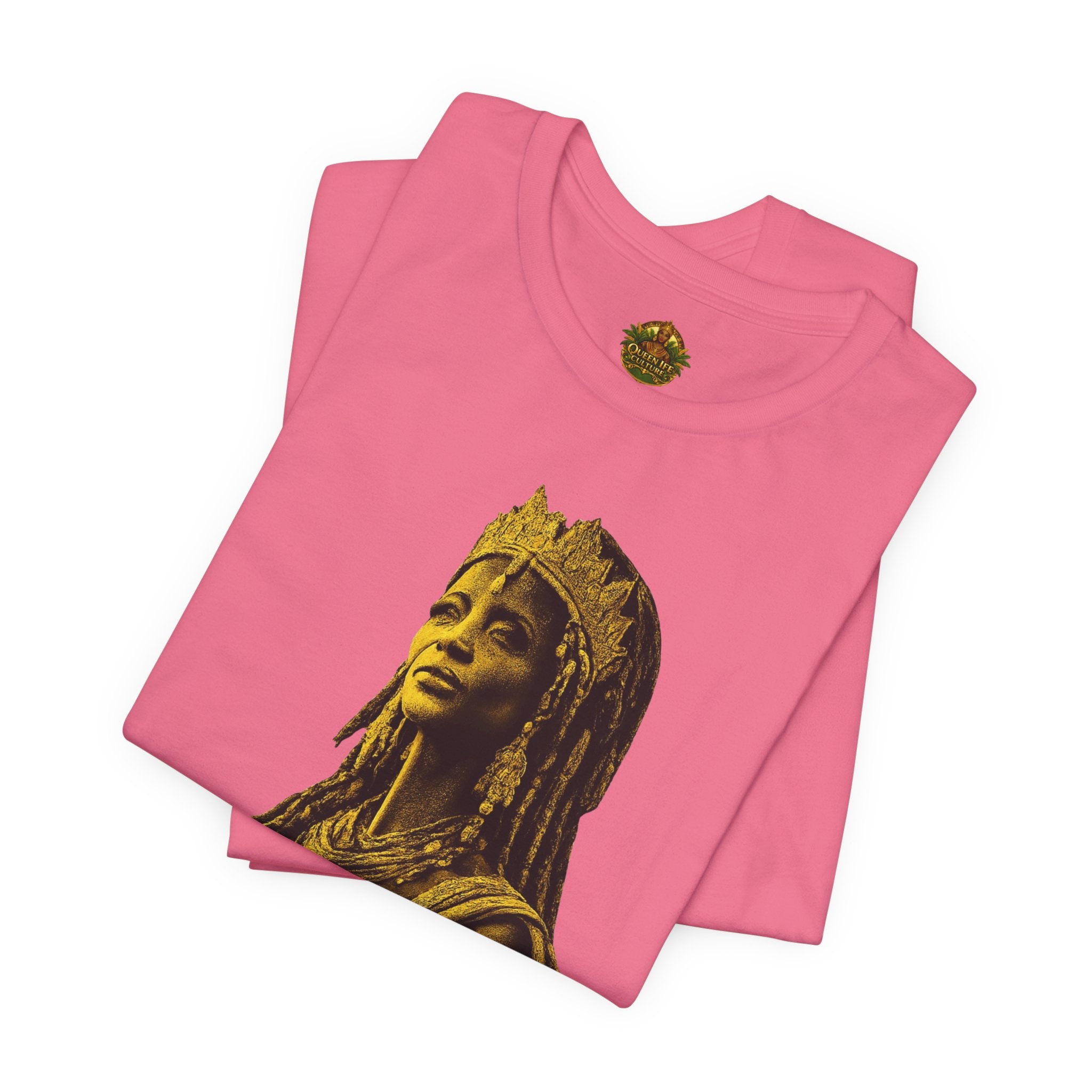 Queen Ife Culture T‑Shirt — 'I Don't Beg for Respect, I Wear It' Royal Graphic Tee