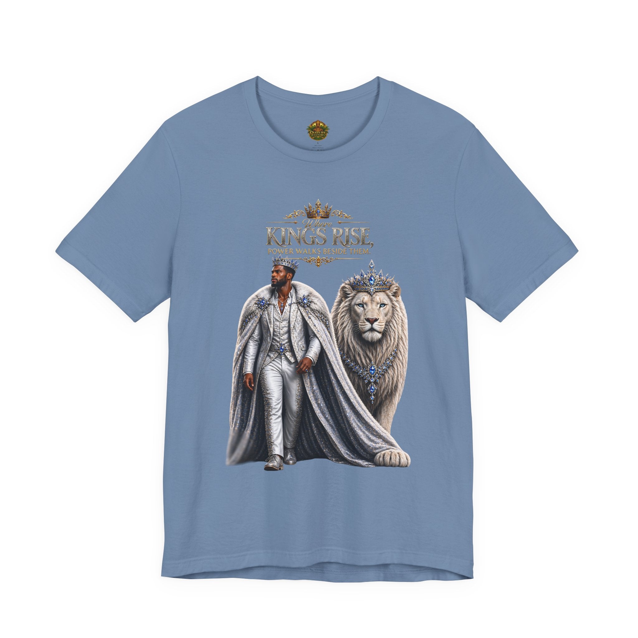 Where Kings Rise Tee – Power Walks Beside Them | Queen Life Culture