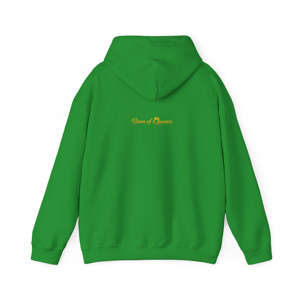 Queen Life script hoodie | Born of Queens back print
