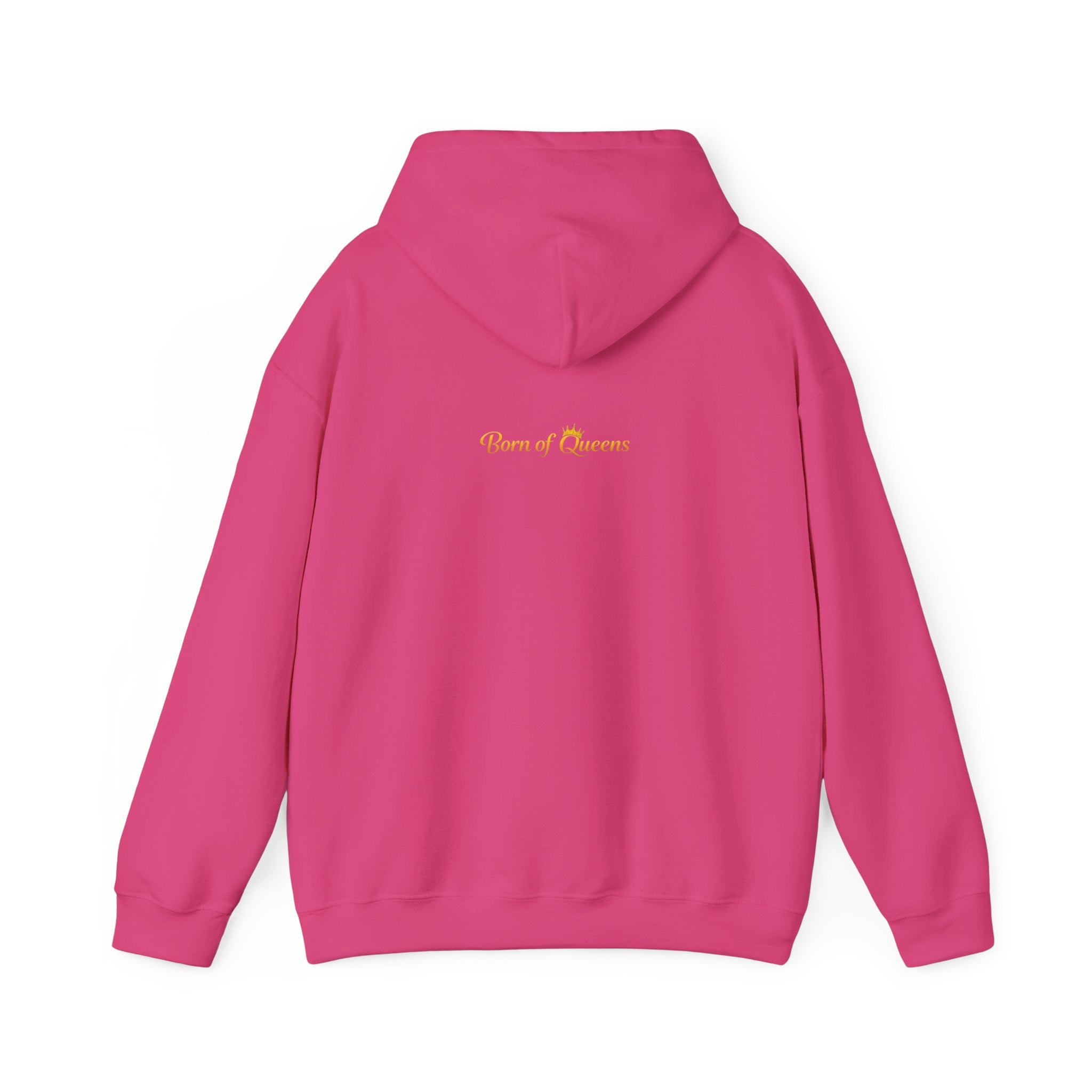 Queen Life script hoodie | Born of Queens back print