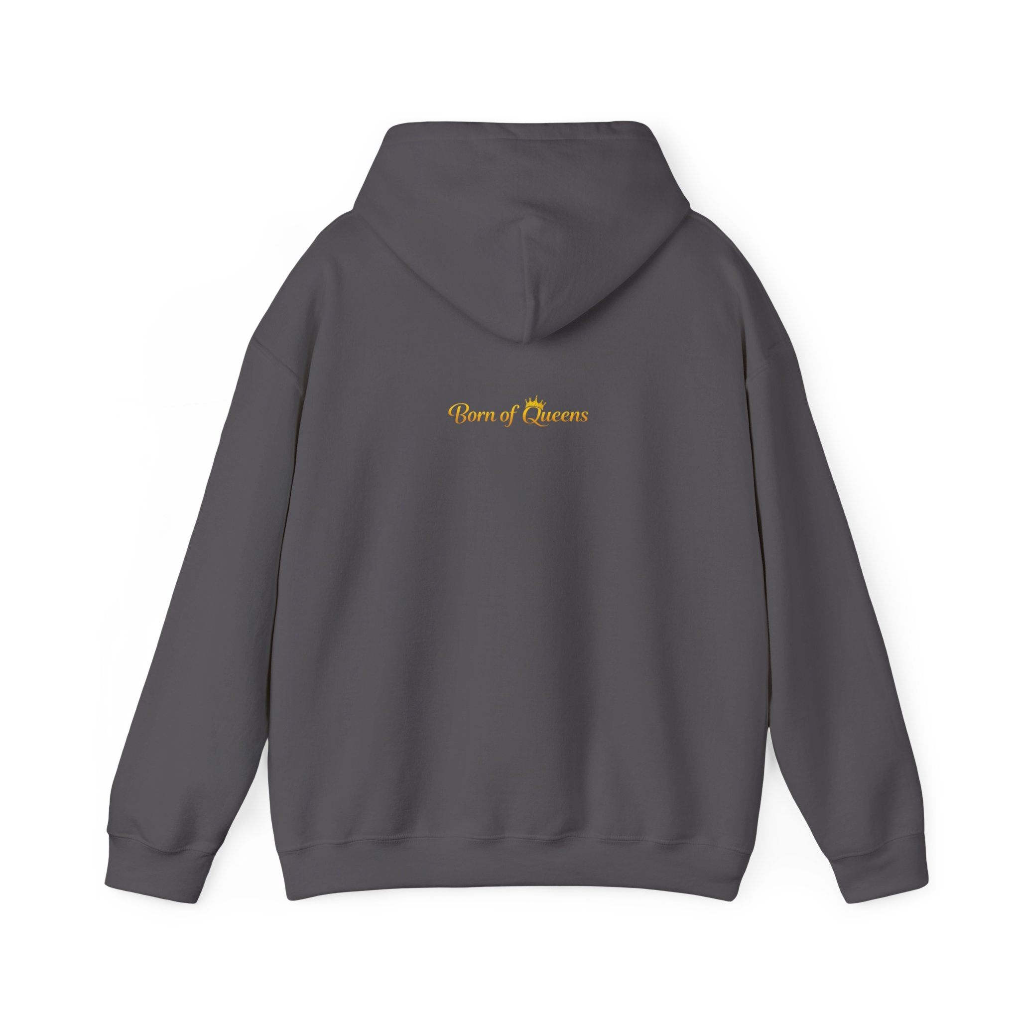 Queen Life script hoodie | Born of Queens back print