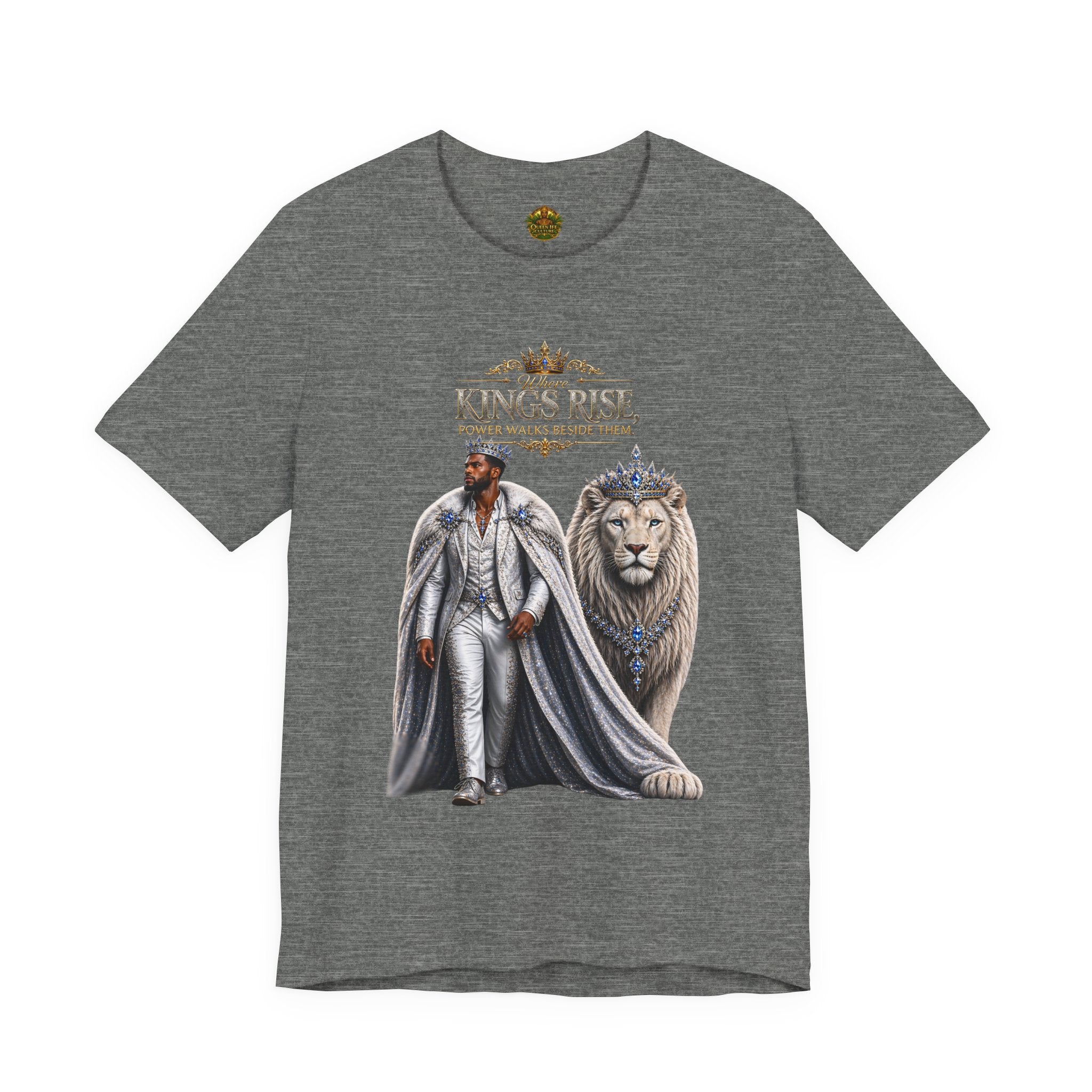 Where Kings Rise Tee – Power Walks Beside Them | Queen Life Culture