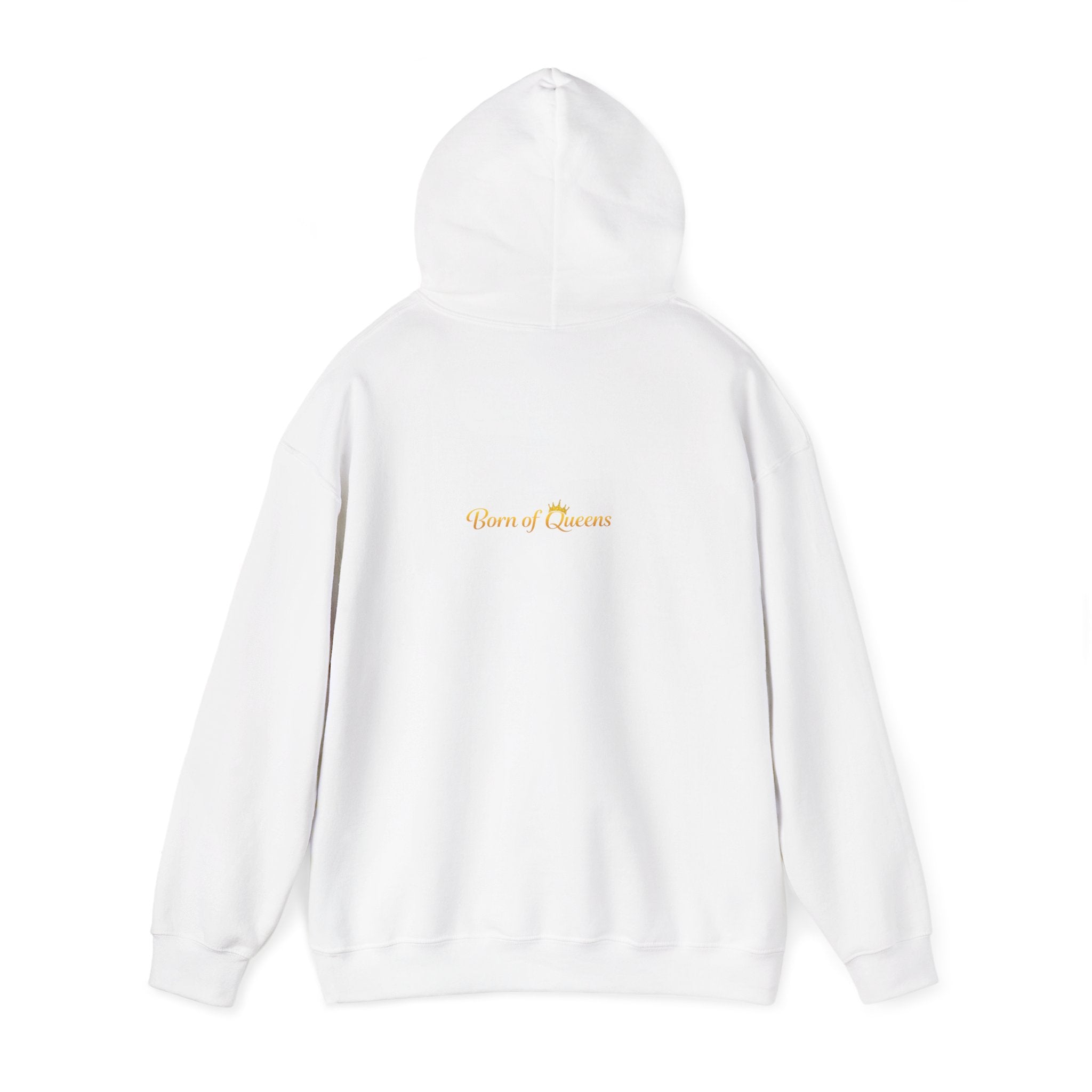 Queen Life script hoodie | Born of Queens back print