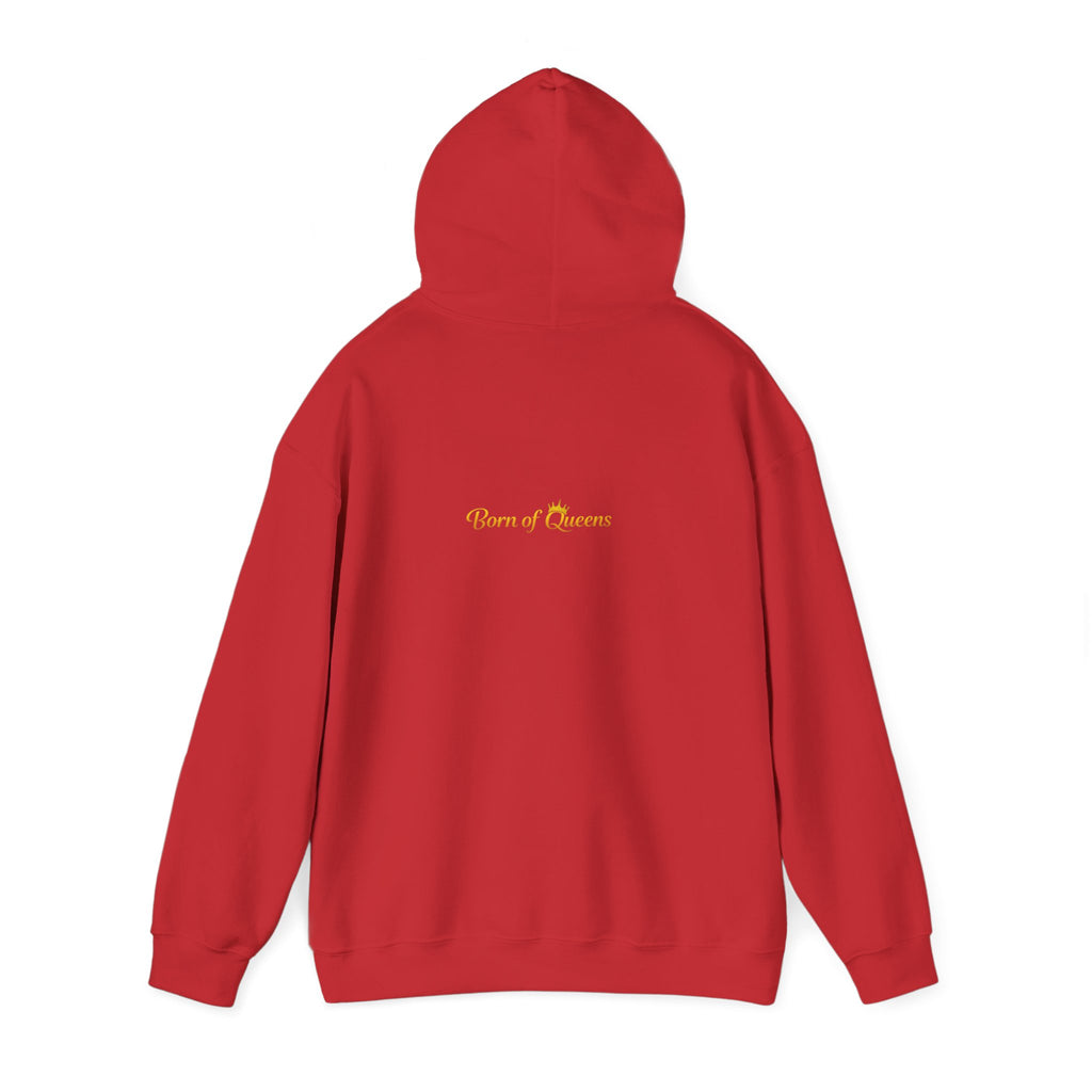 Queen Life script hoodie | Born of Queens back print