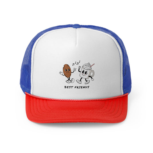 Best Friends Trucker Cap - Fun Hat for Friendship, Cute Gift for Friends, Casual Wear, Summer Accessories, Best Buddies Apparel