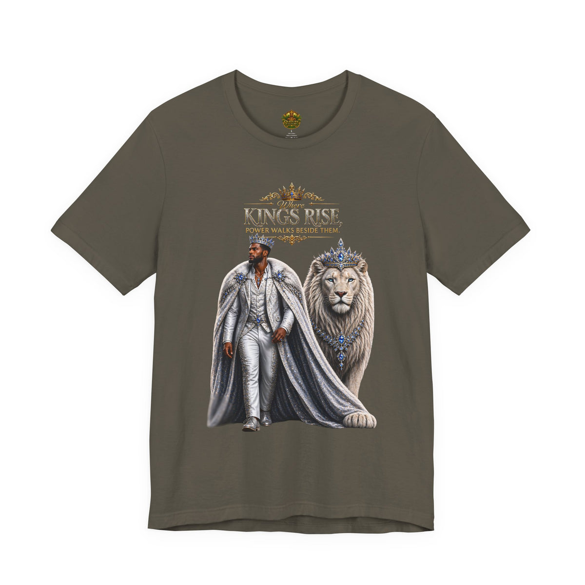 Where Kings Rise Tee – Power Walks Beside Them | Queen Life Culture