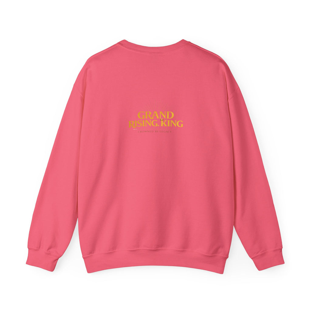 Embroidered Beaded Crown Crewneck Sweatshirt